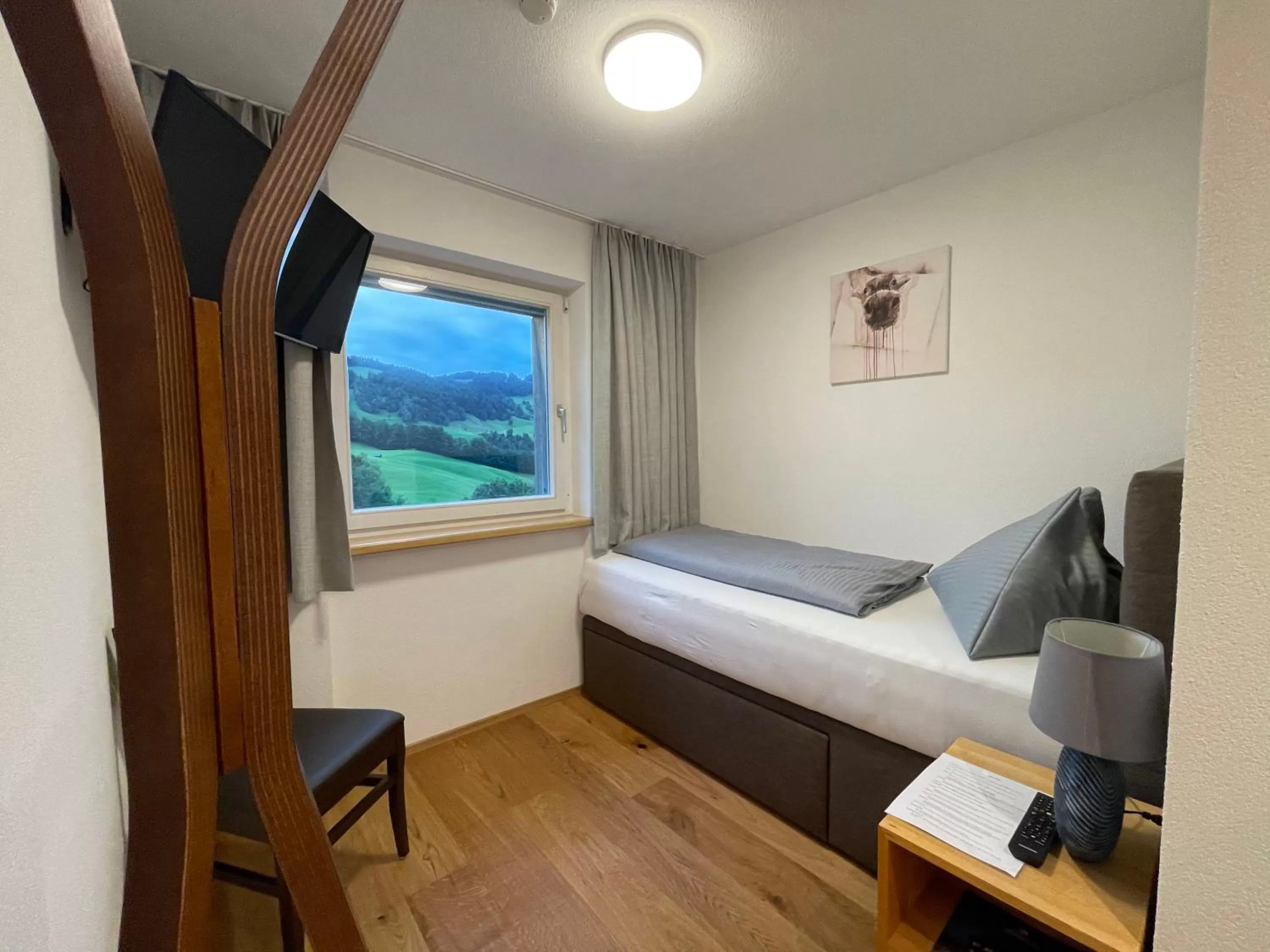 Bed in Panoramahotel Sonnhalde