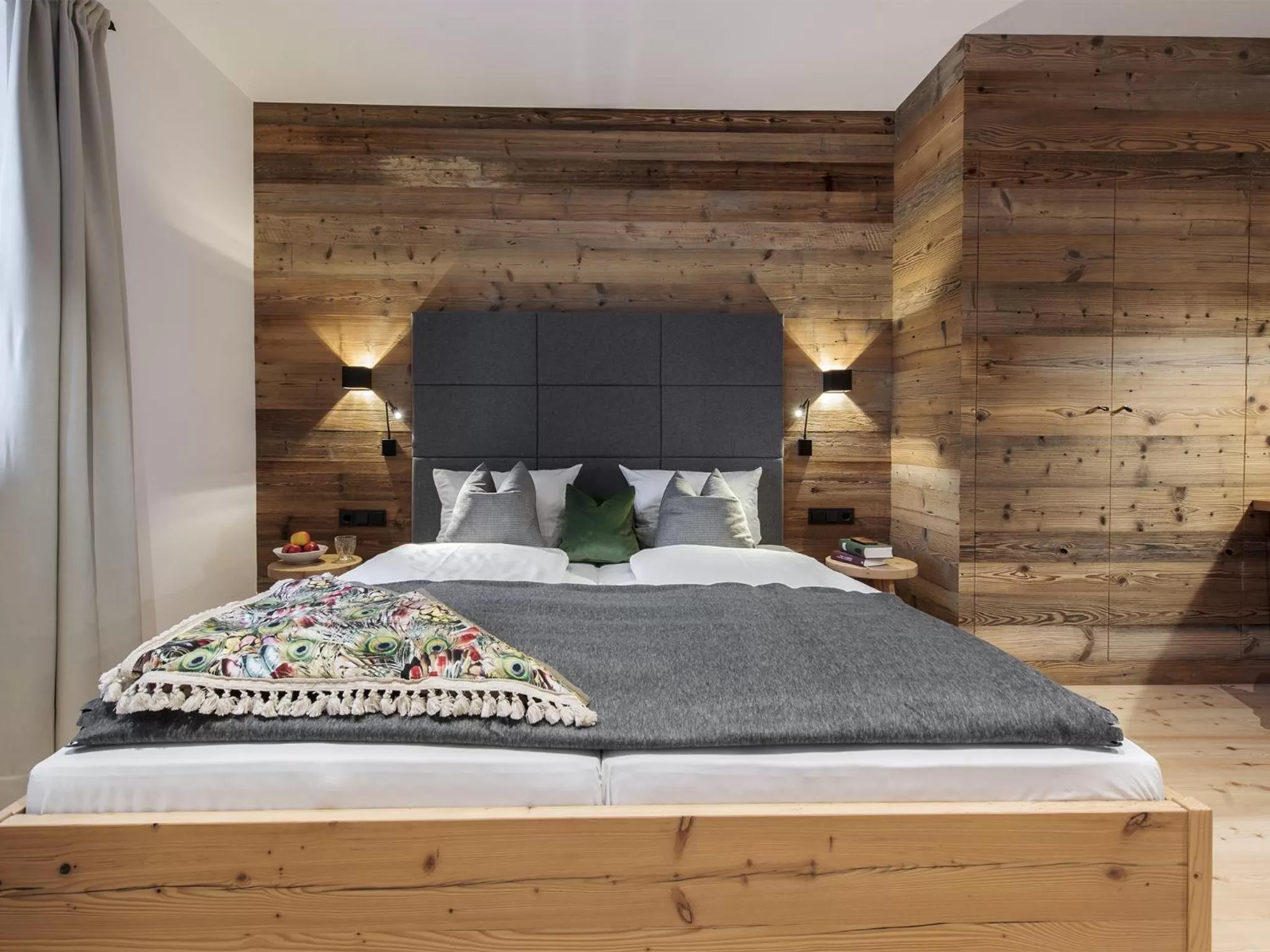 Bed in Forstnerwirt hotel | stubn | biergarten