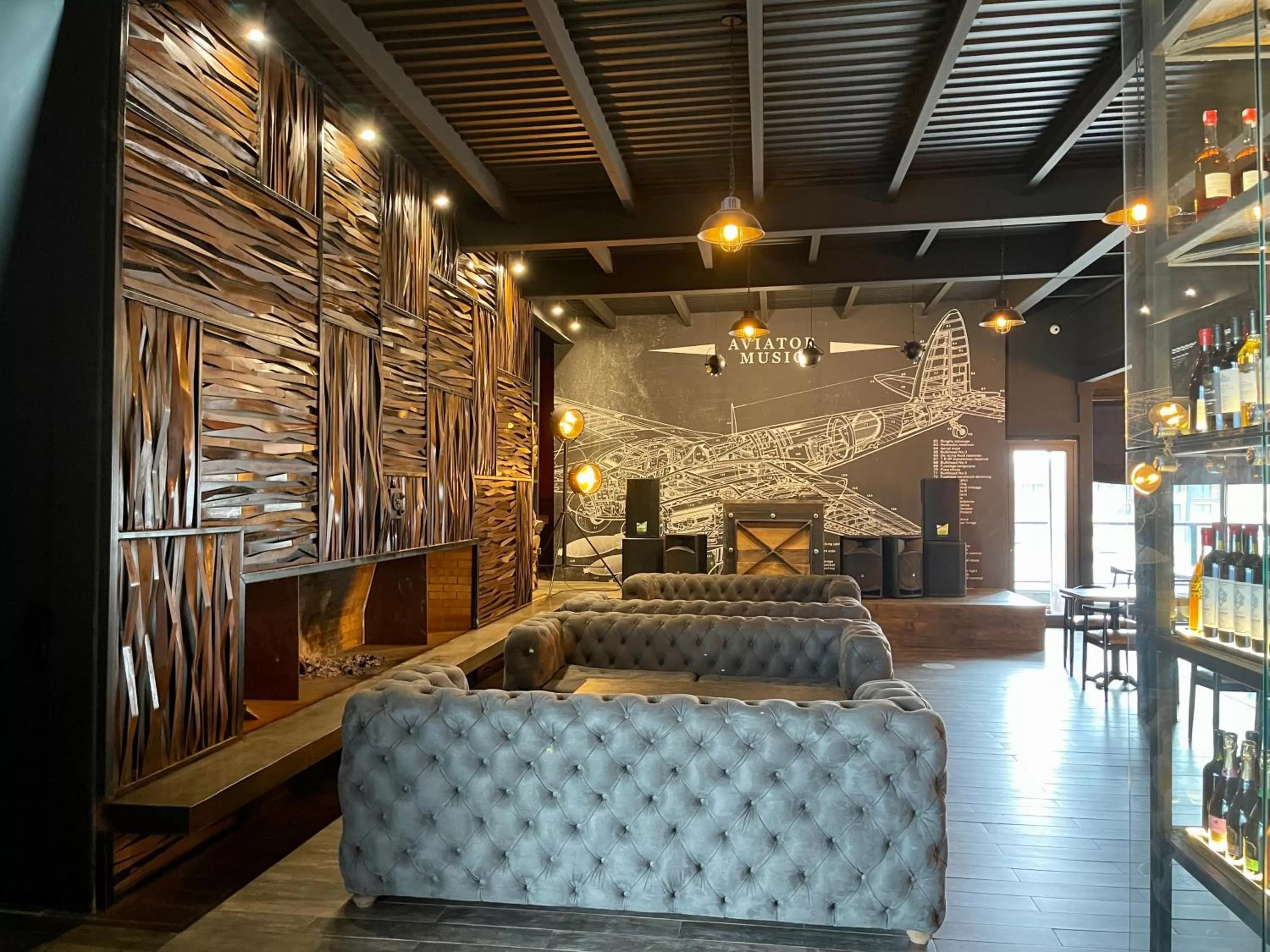 Lounge or bar in Gudauri Loft Hotel