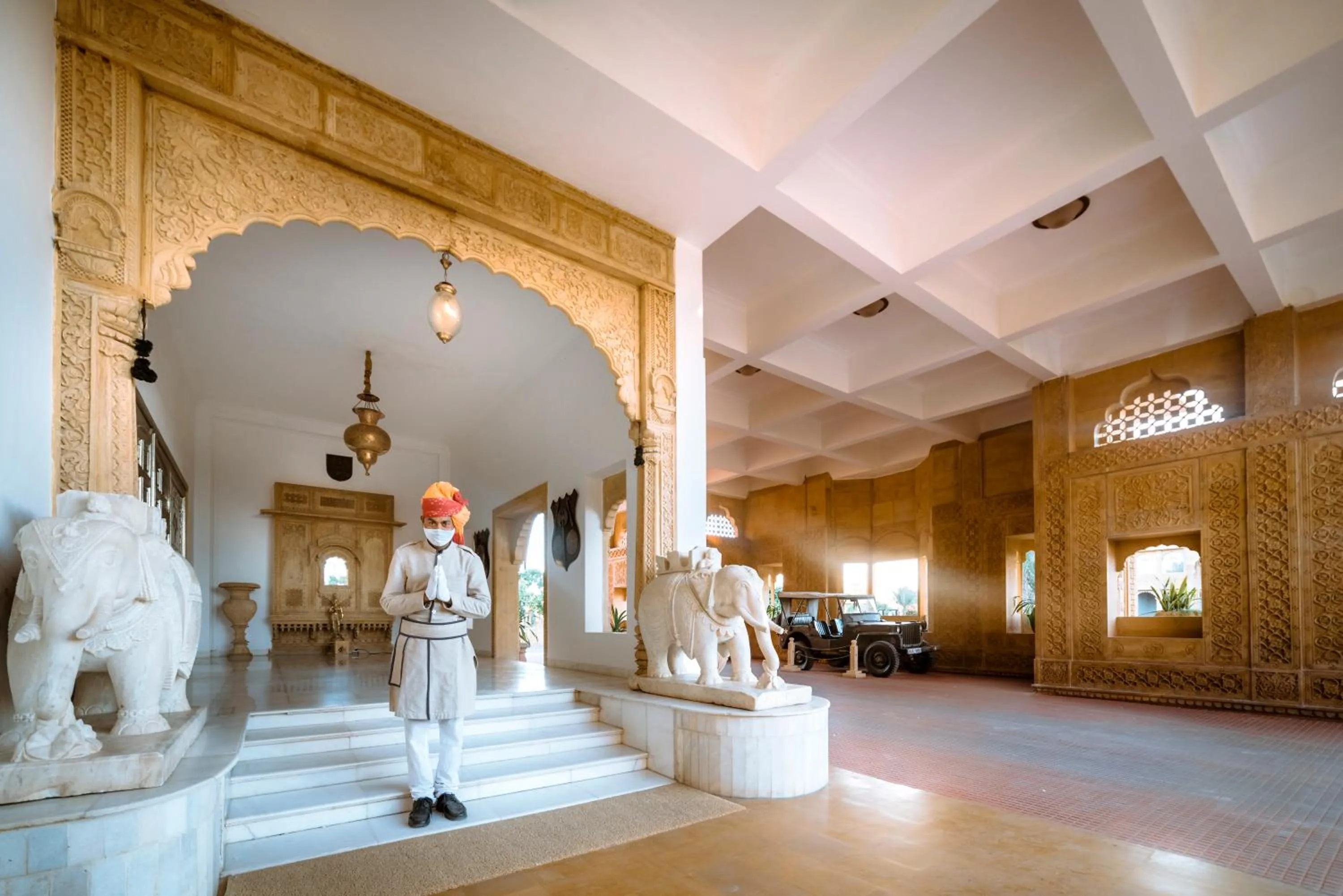 People in Fort Rajwada,Jaisalmer