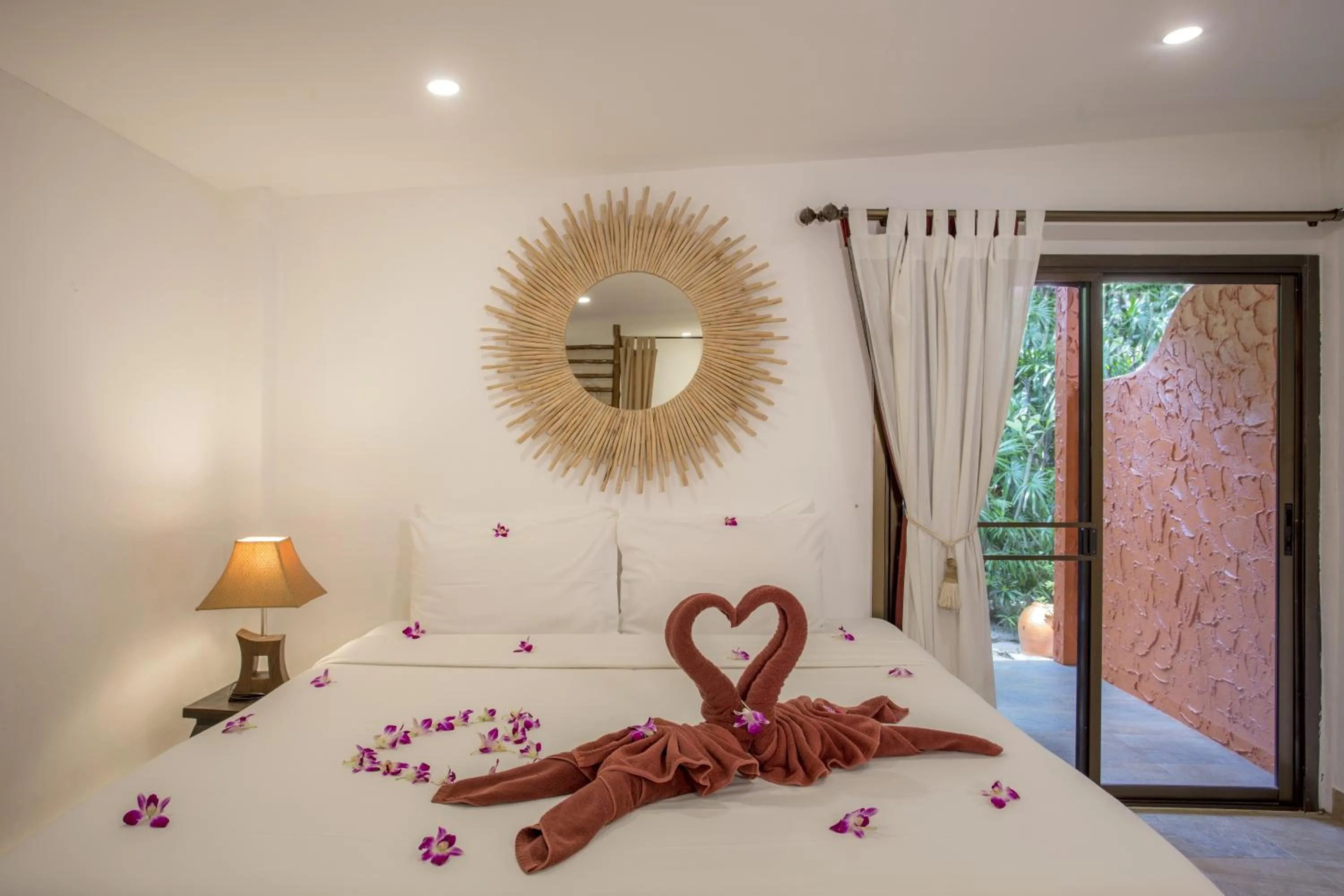 Bed in Eden Bungalows Fisherman's village