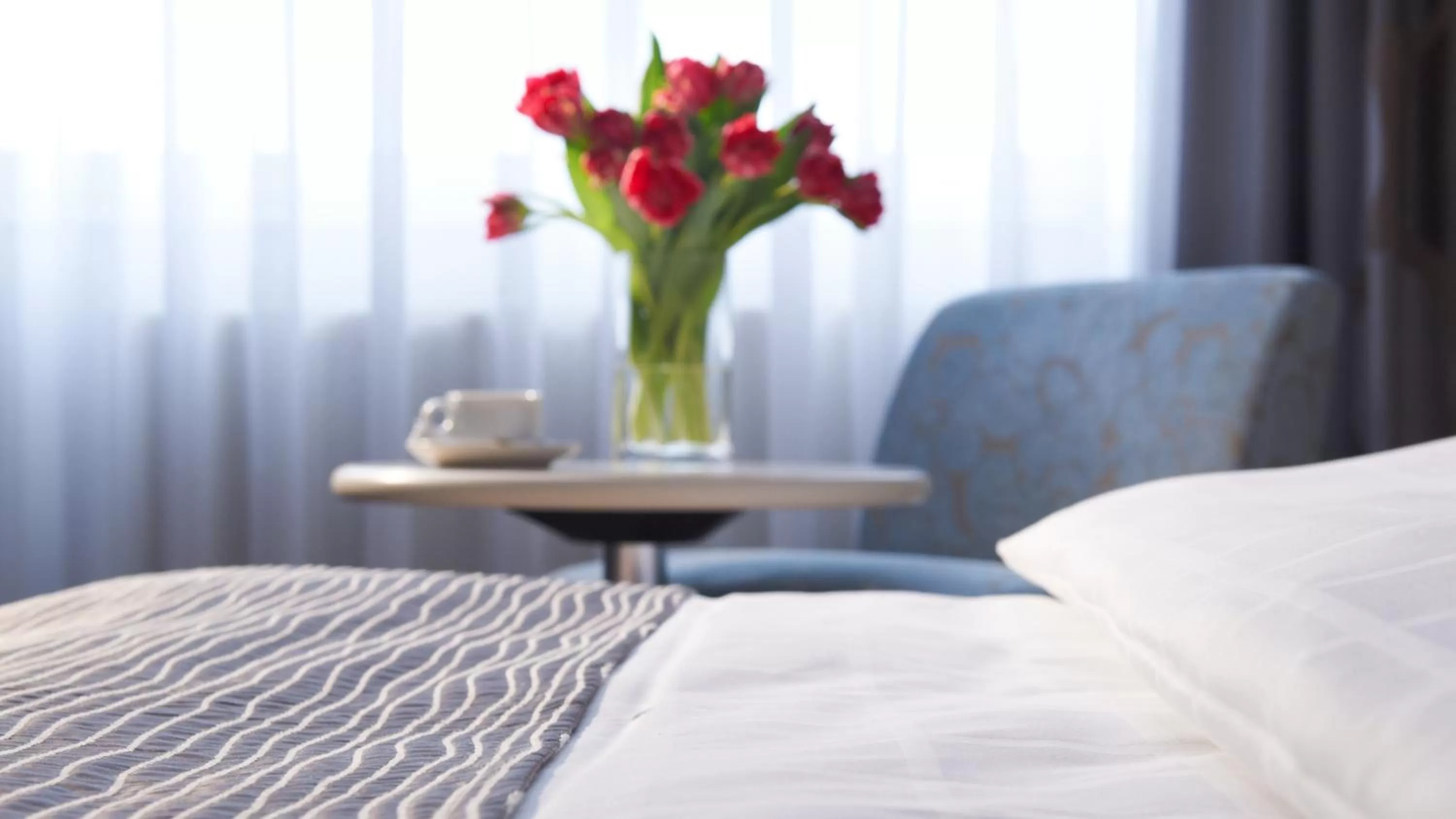 Bed in Sachsenpark-Hotel