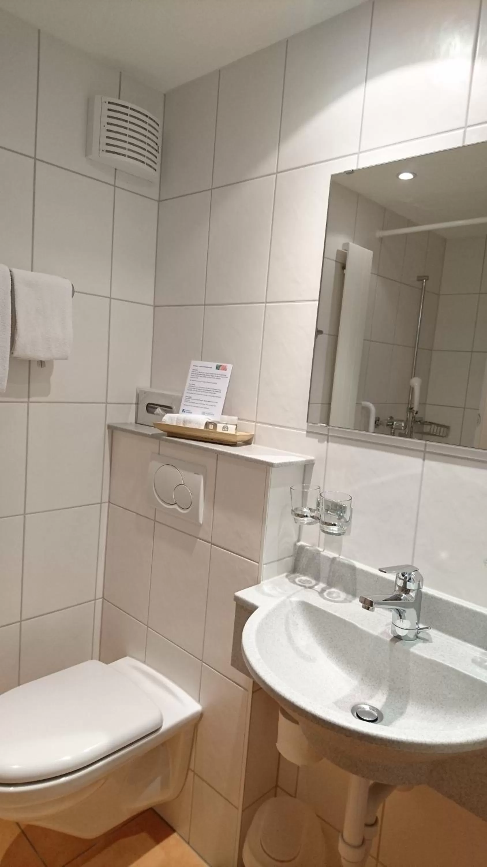 Shower in Hotel Promenade