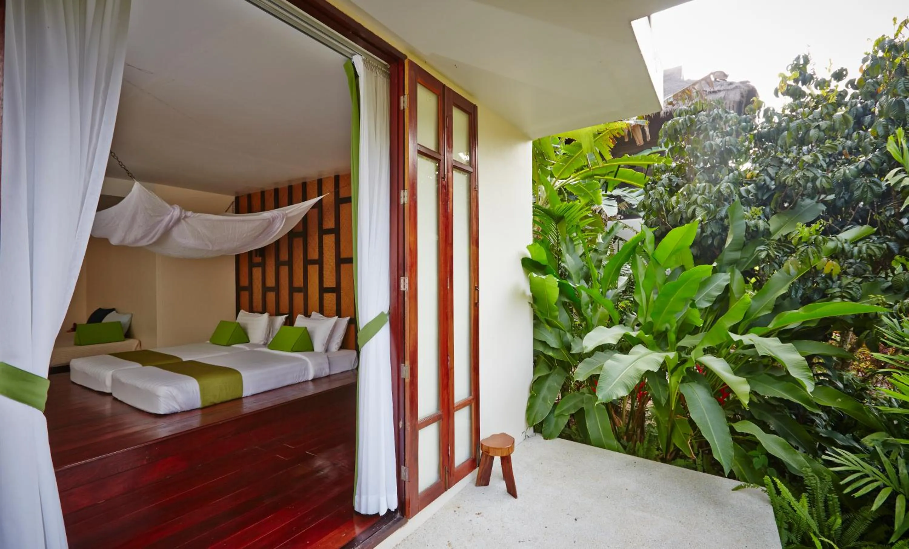 Bed in Wareerak Hot Spring & Wellness- SHA Extra Plus