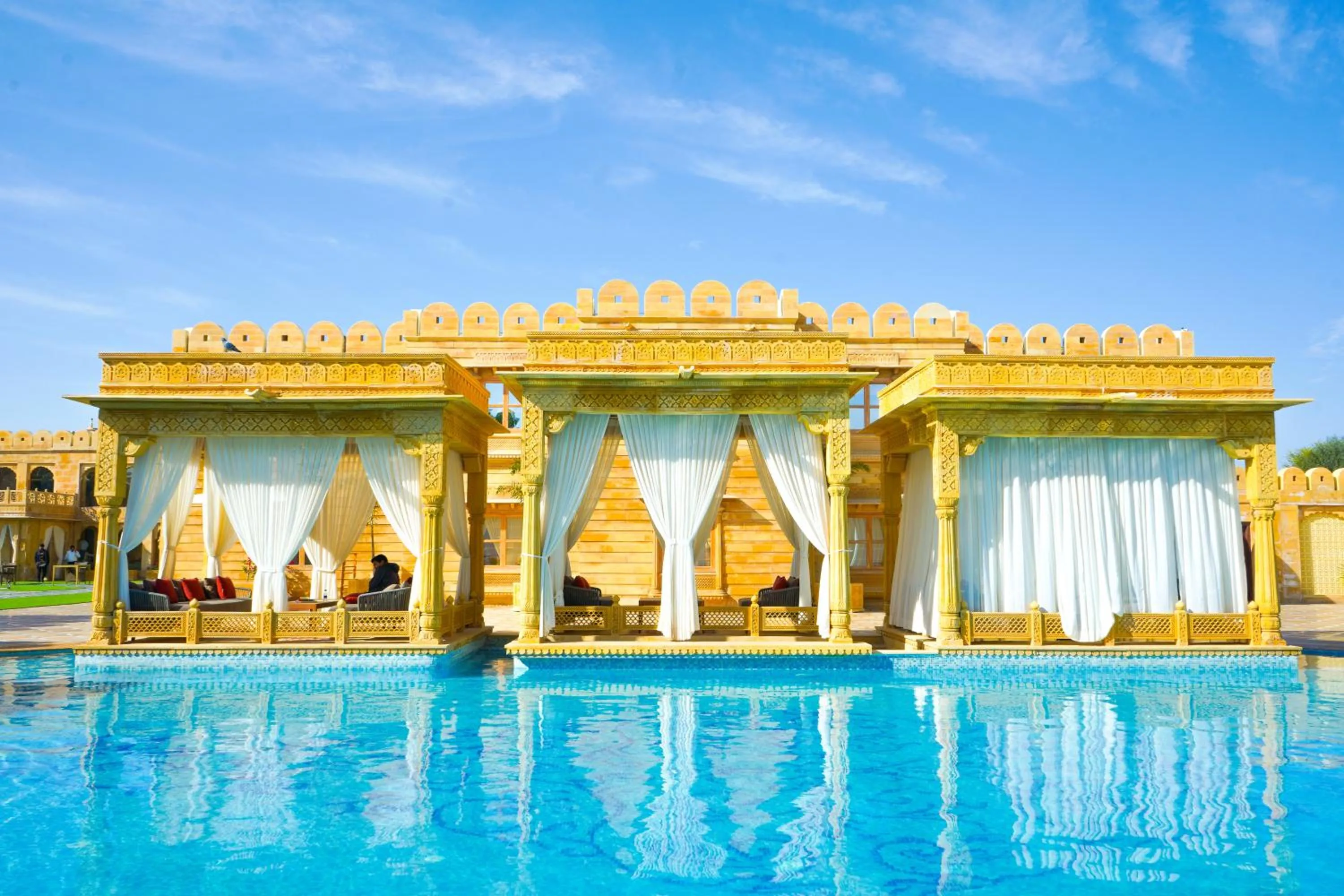 Swimming pool in Fort Rajwada,Jaisalmer