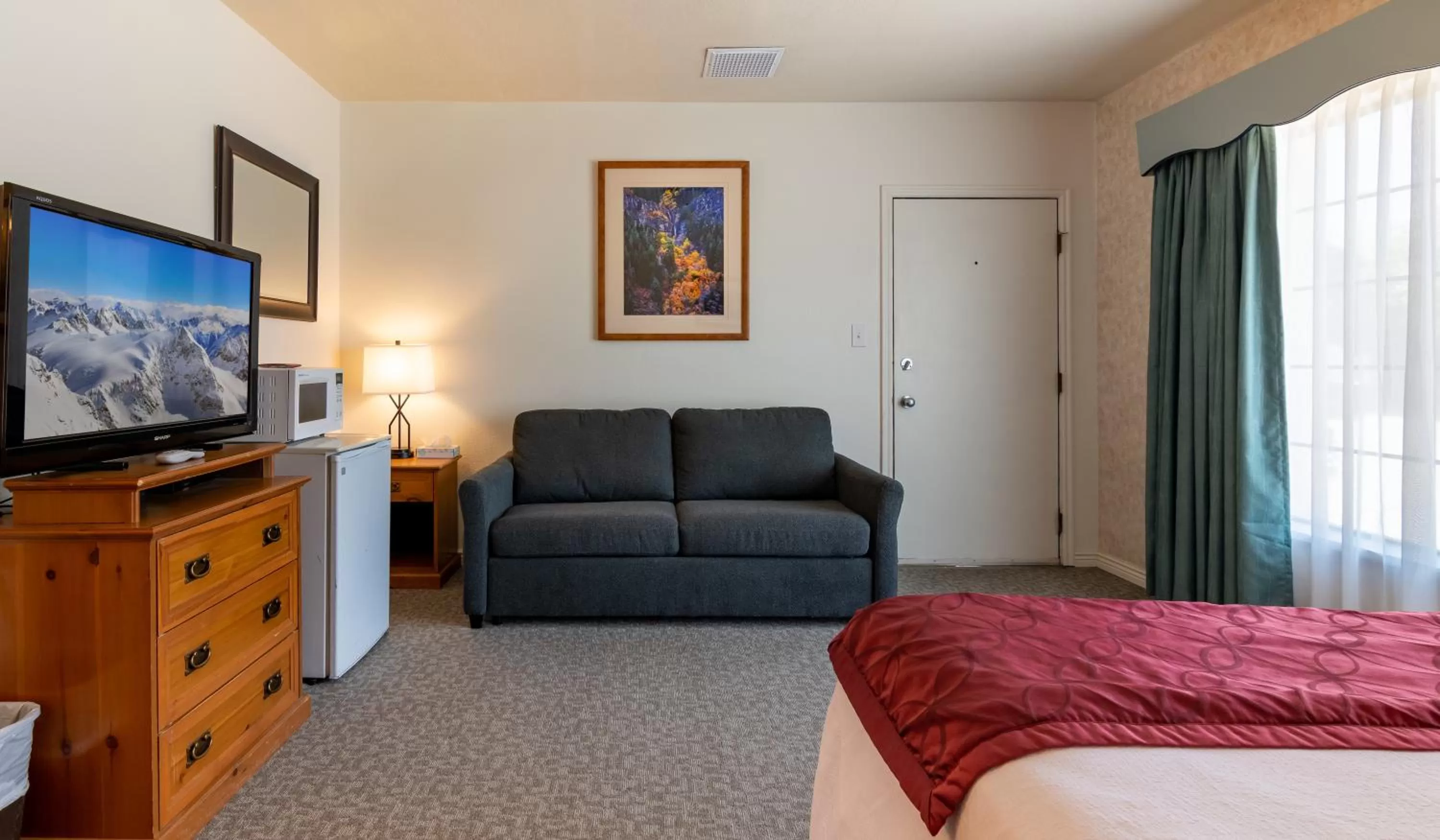 Bed in Swiss Alps Inn