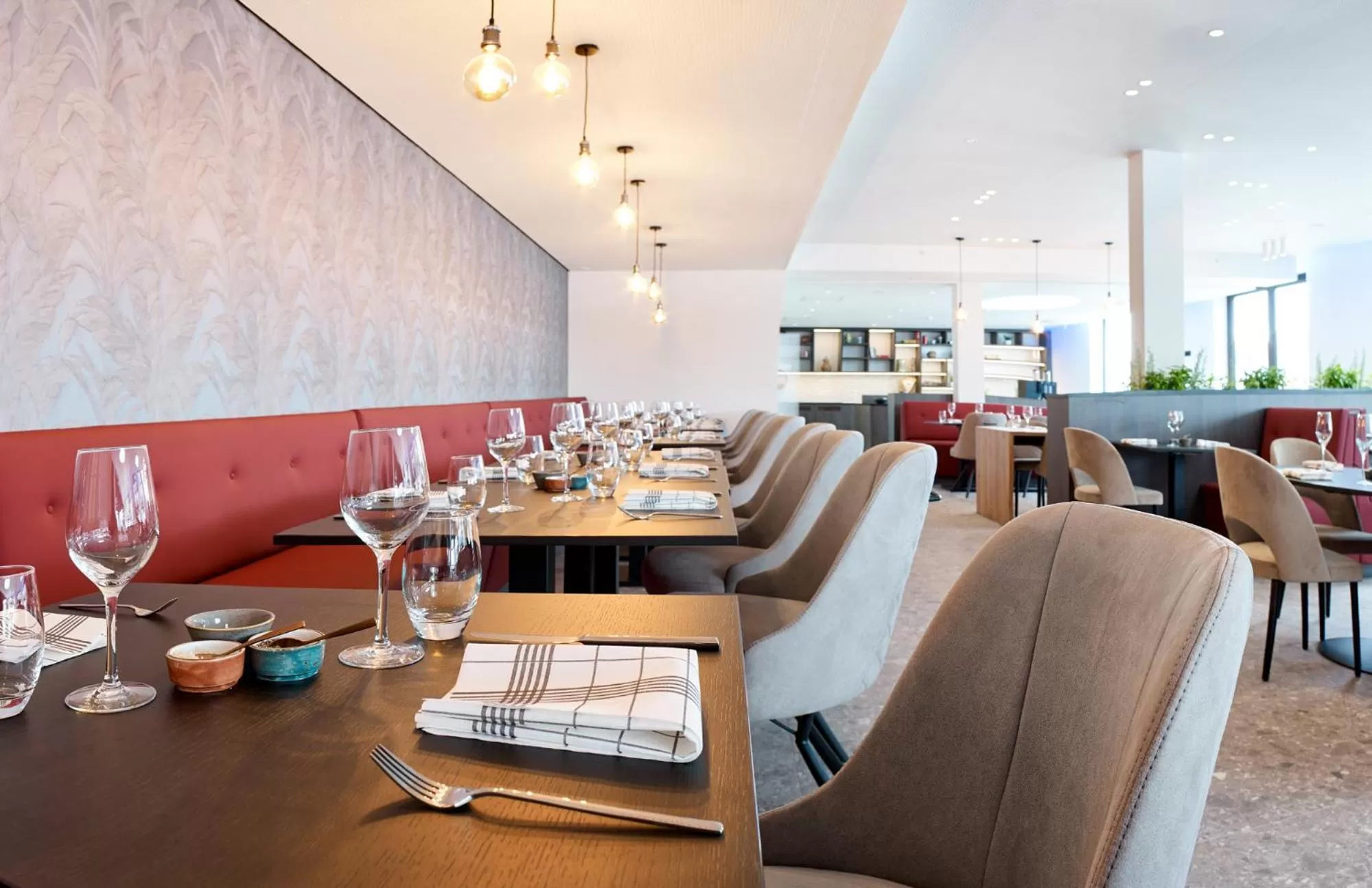 Dining area in Radisson Blu Hotel, Bruges