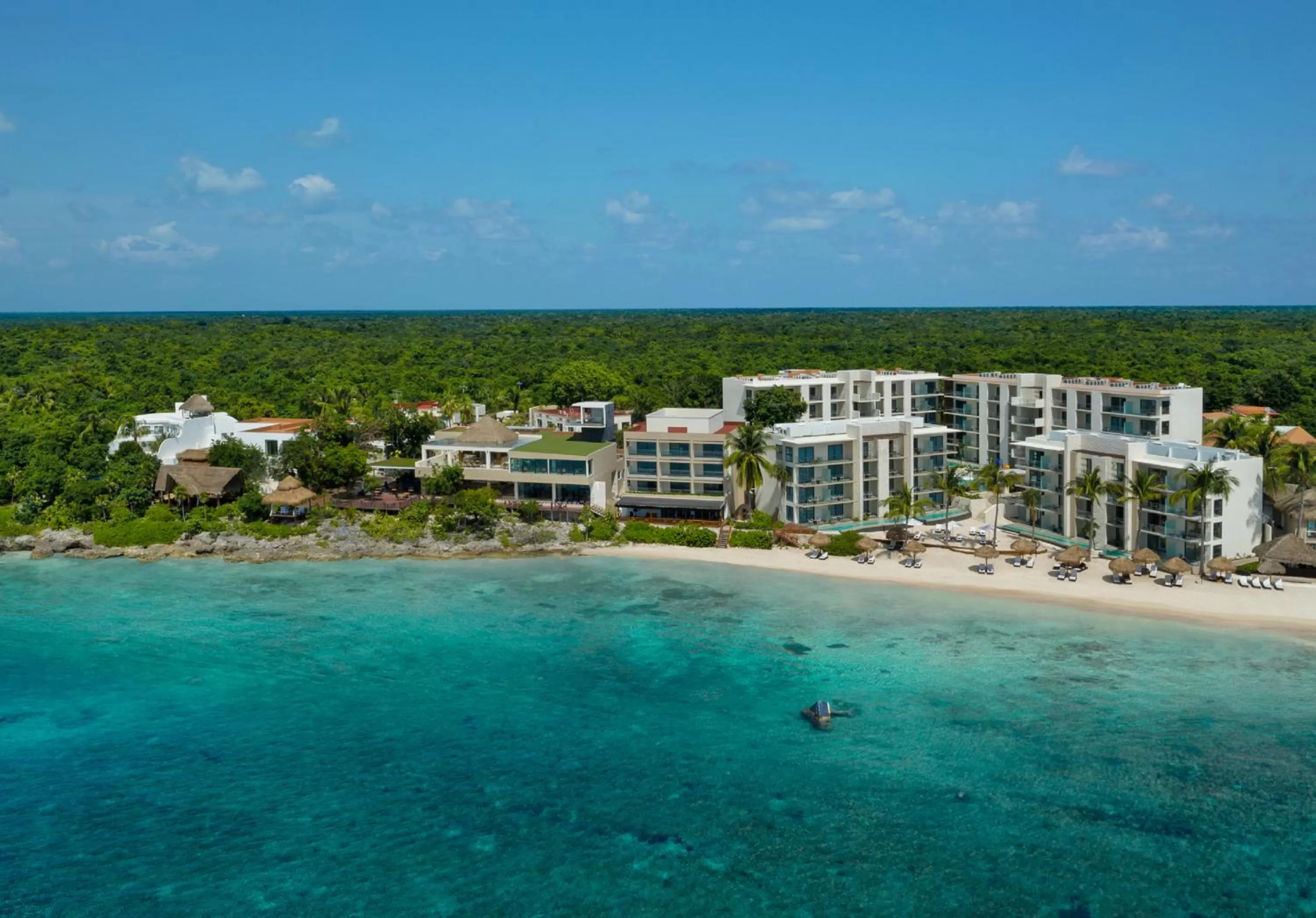 Property building in Dreams Cozumel Cape Resort & Spa