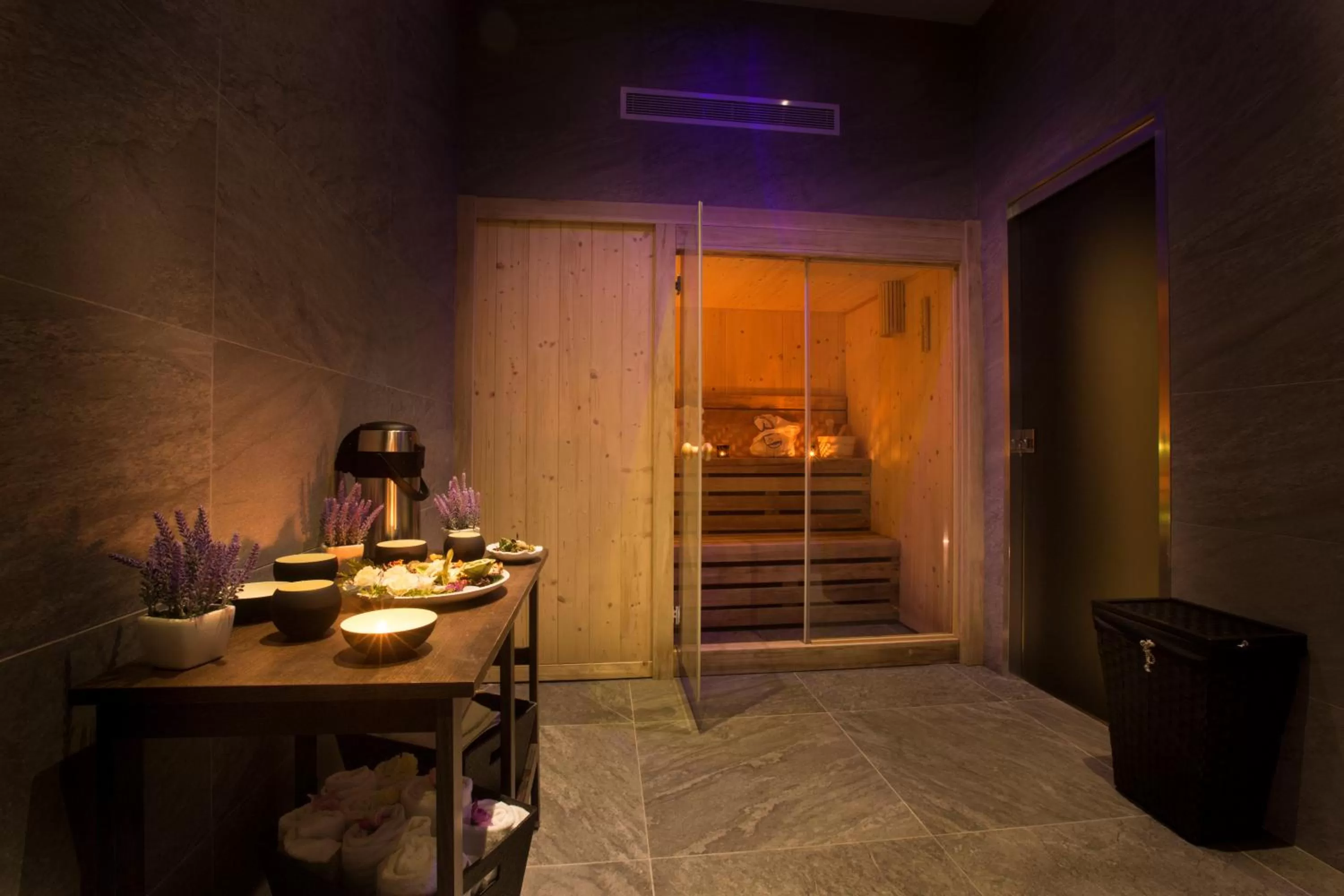 Sauna in Hotel Crawford