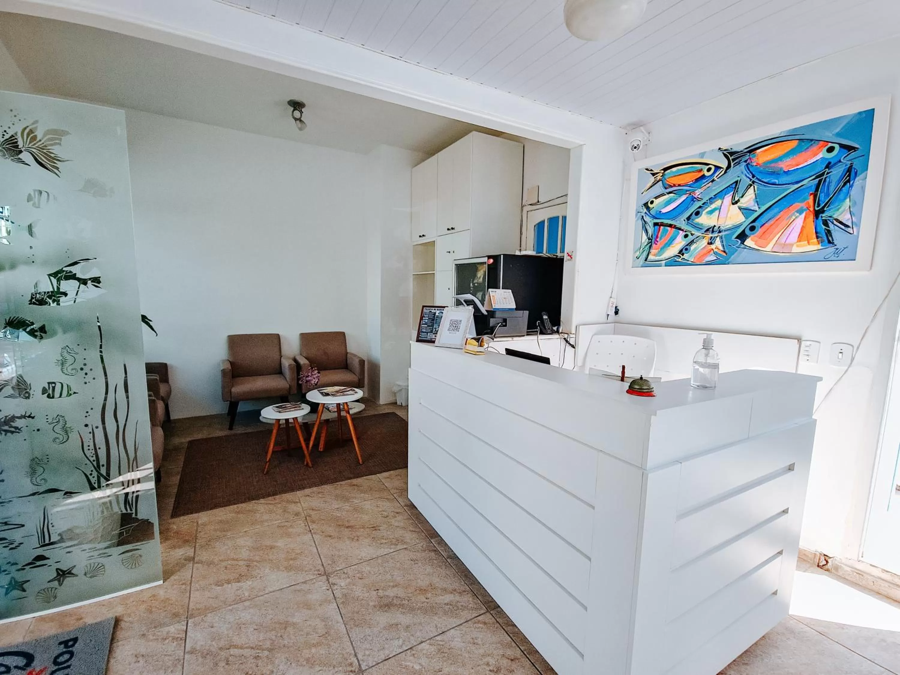 Lobby or reception in Pousada Água Marinha
