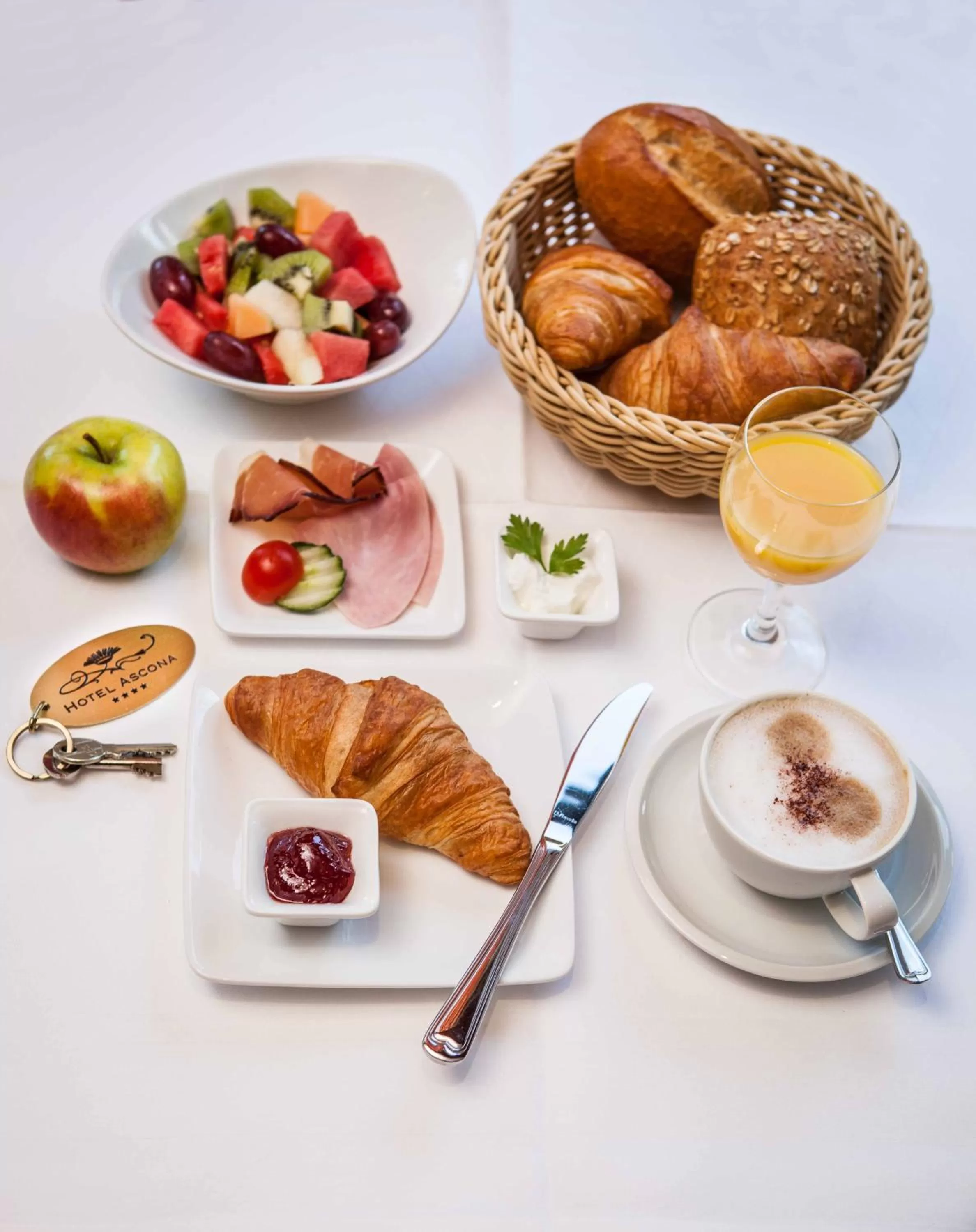 Buffet breakfast in VitalHotel Ascona