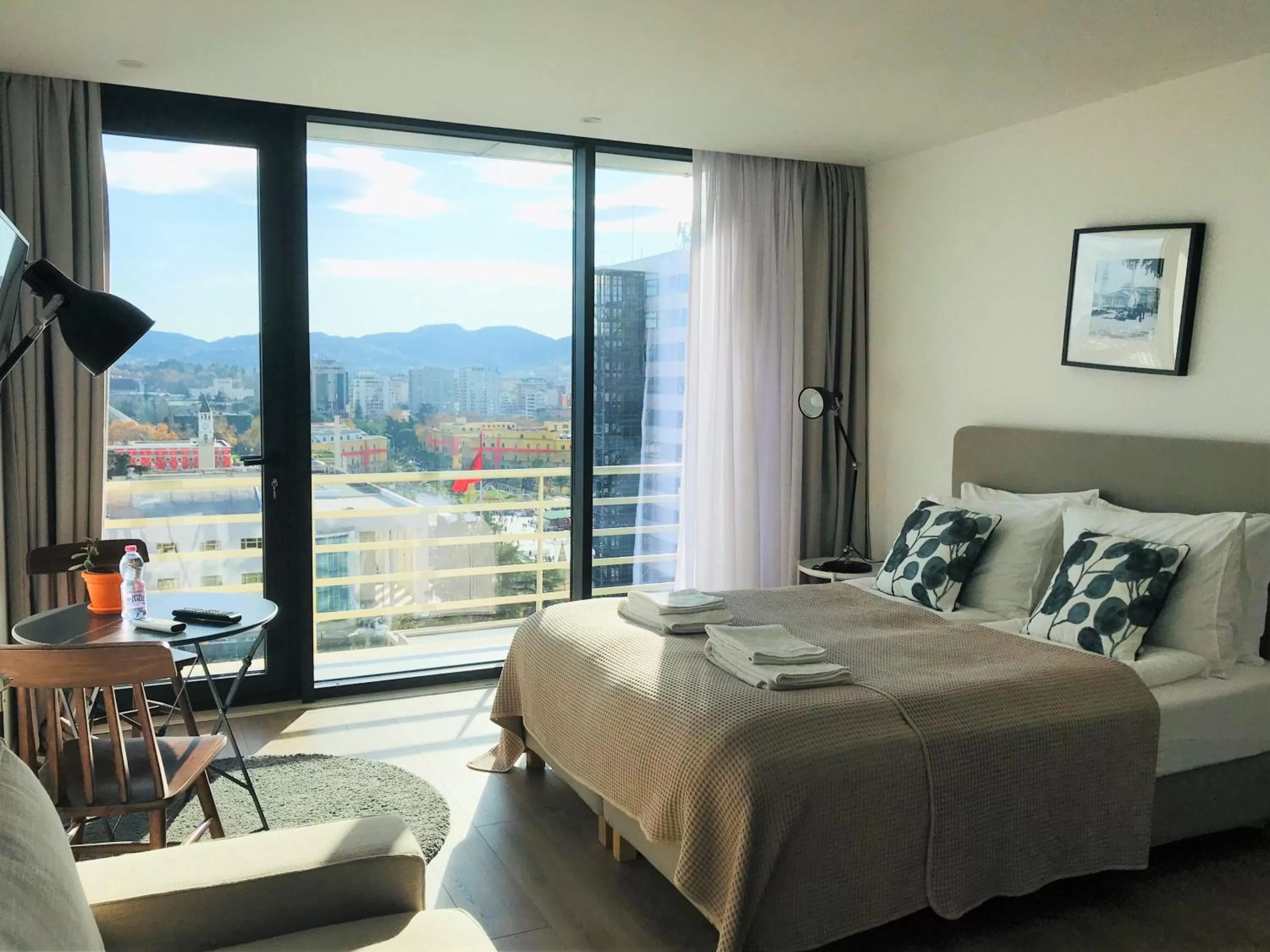 City view, Mountain View in Rooftop Tirana