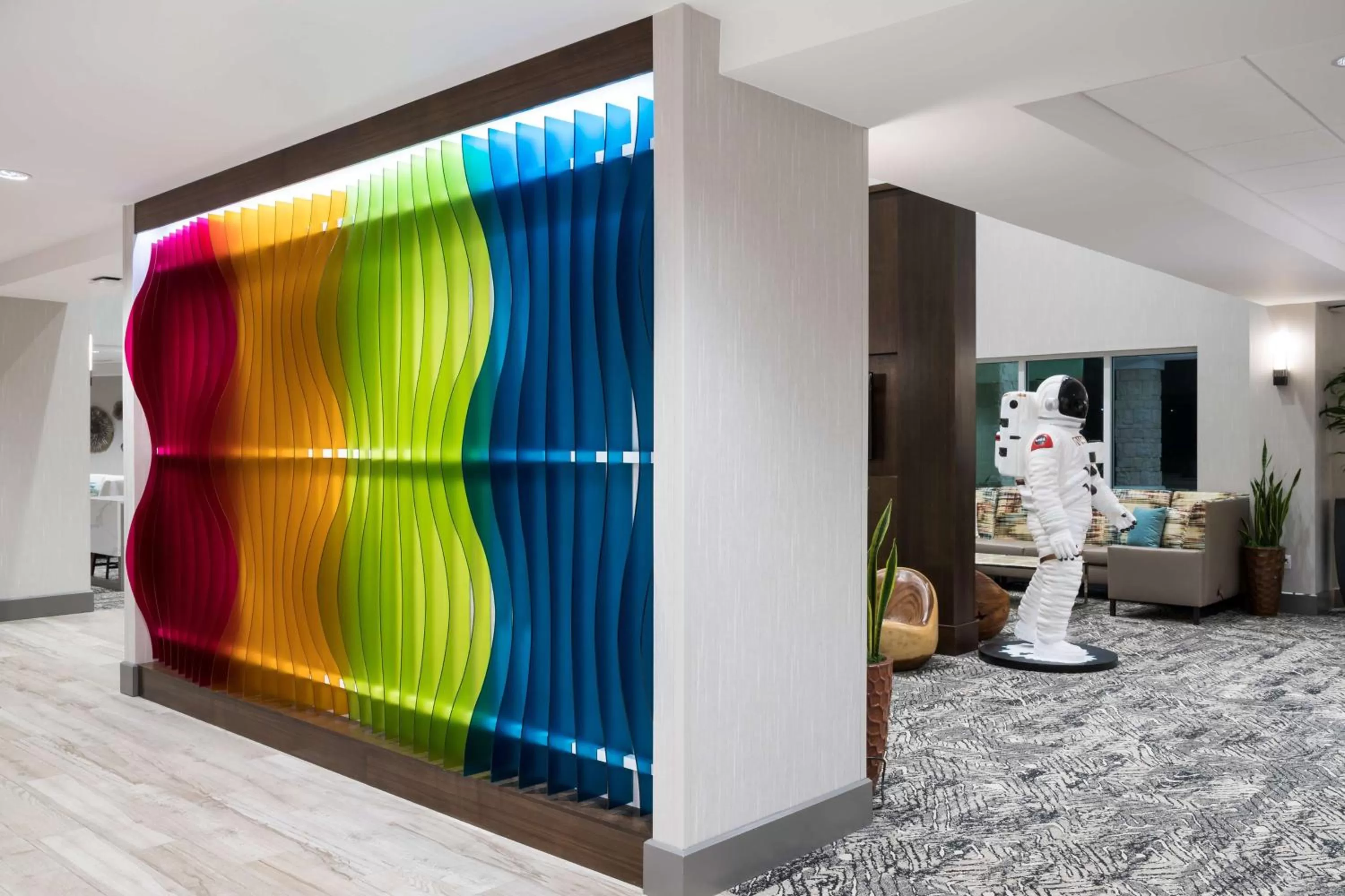 Lobby or reception in Hampton Inn & Suites Cape Canaveral Cruise Port, Fl