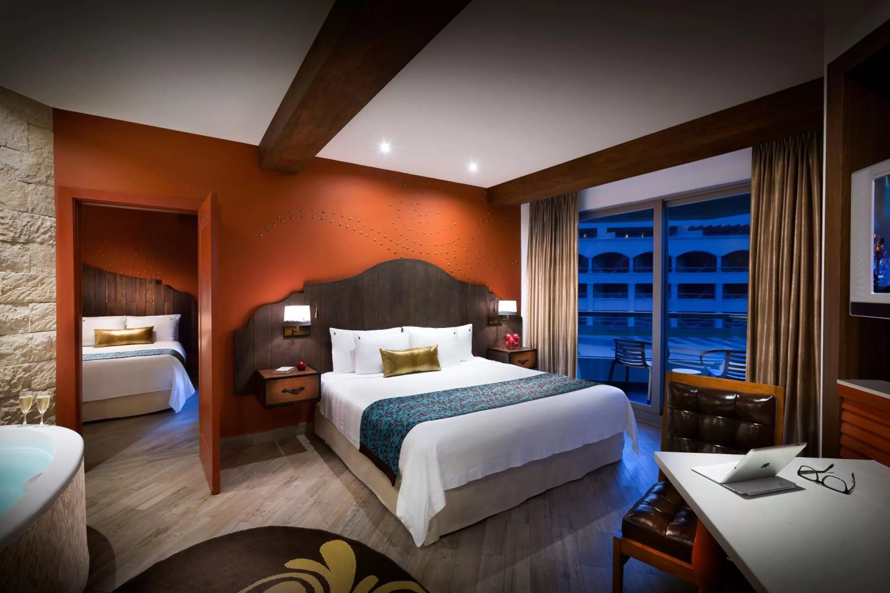 Bedroom, Bed in Hard Rock Hotel Riviera Maya - All Inclusive