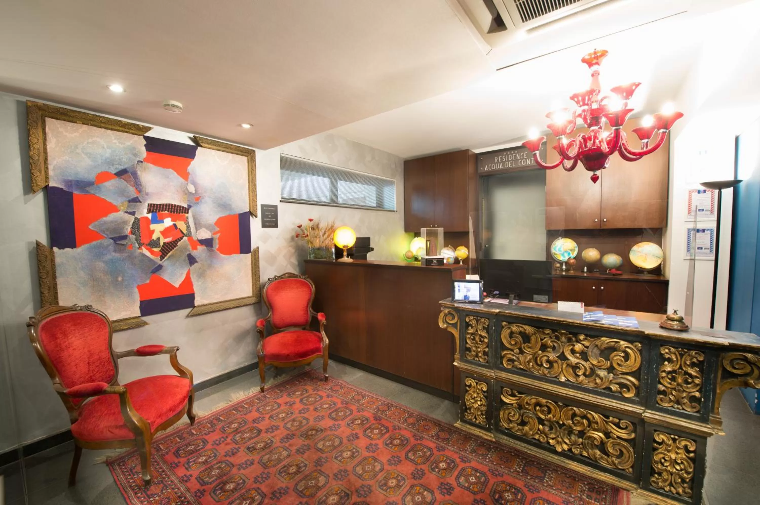 Lobby or reception in Residence Acqua del Conte