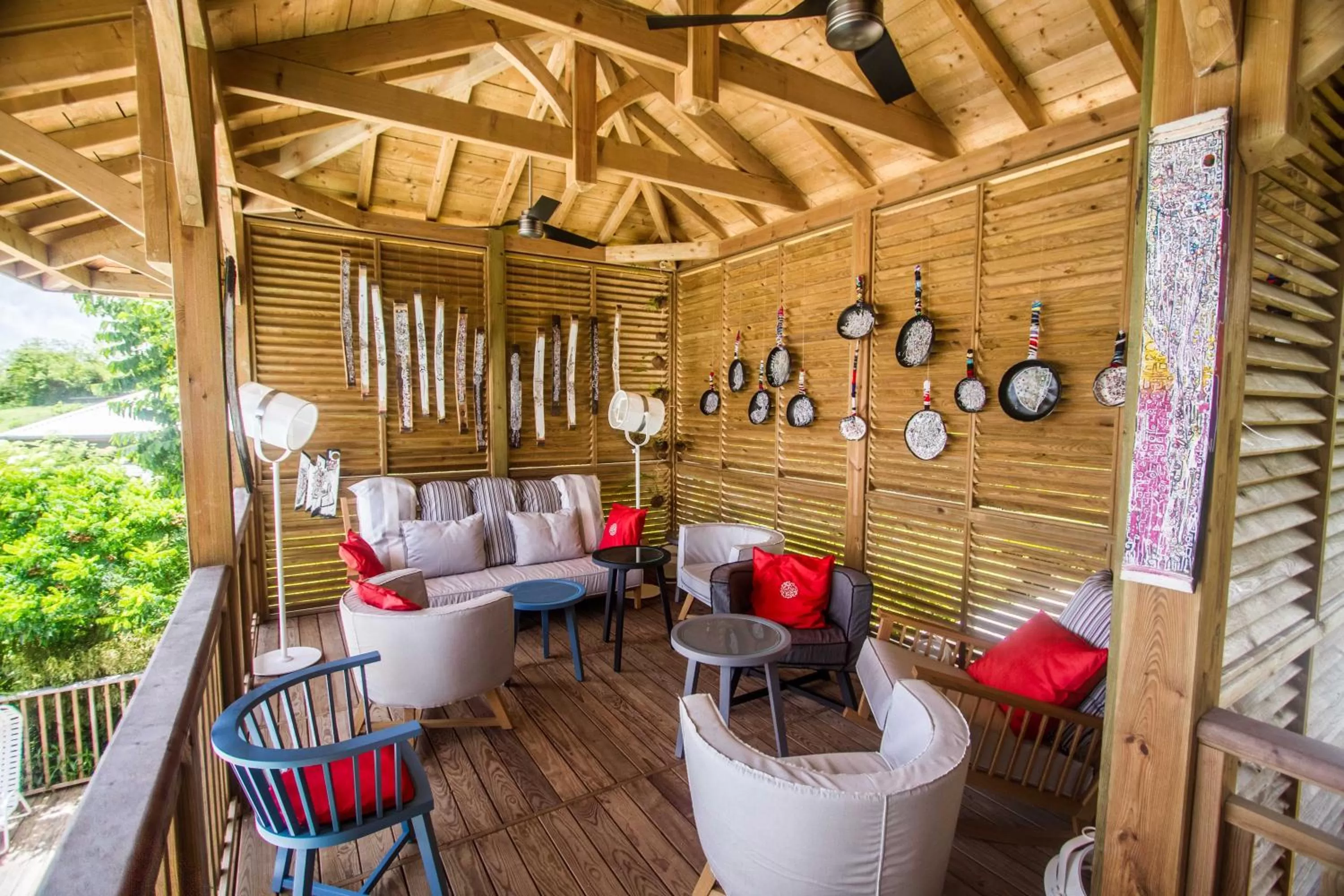 Balcony/Terrace in French Coco