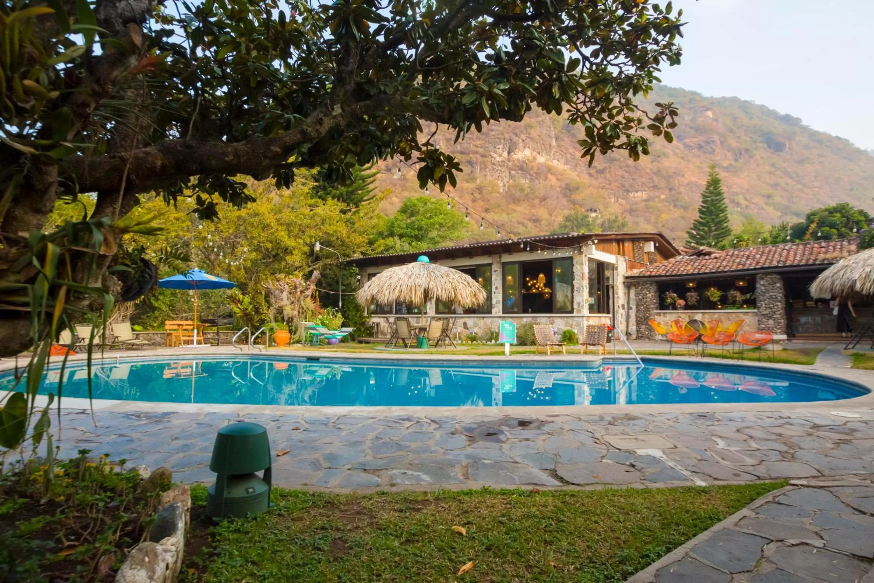 Swimming pool in Socialtel Atitlan