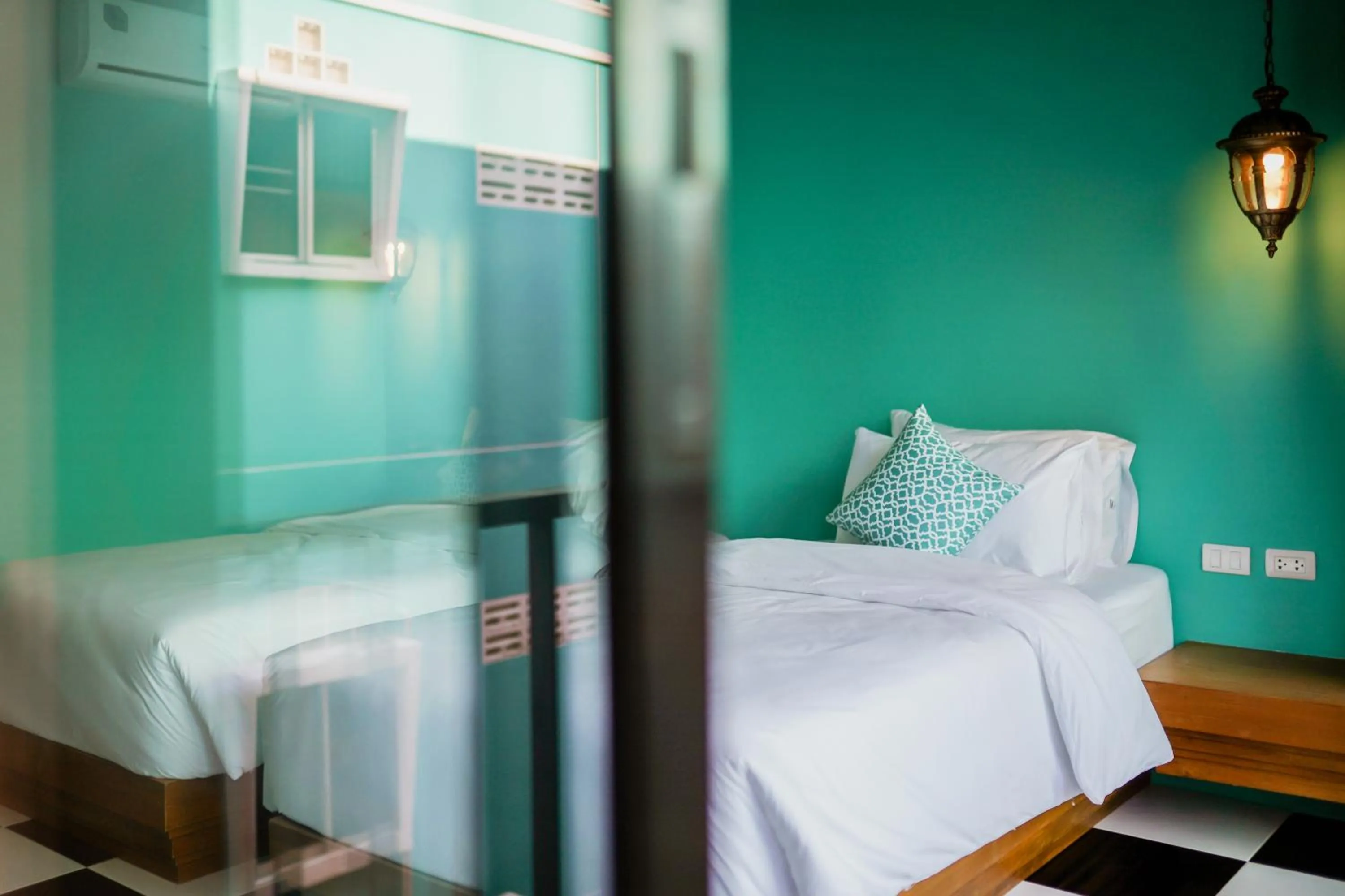 Photo of the whole room, Bed in Khaleej Mass Hotel Patong