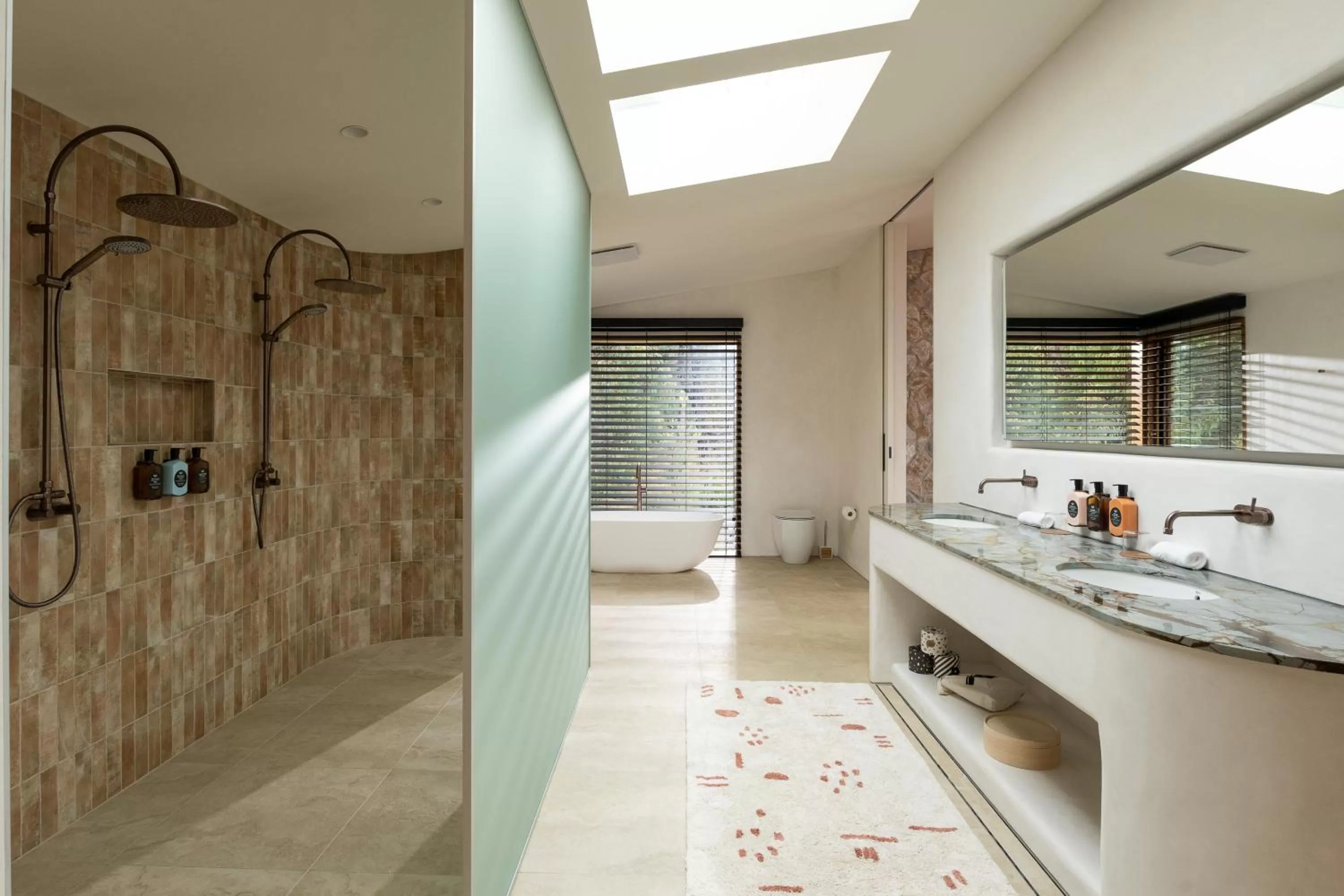 Shower in Chalets at Blackheath