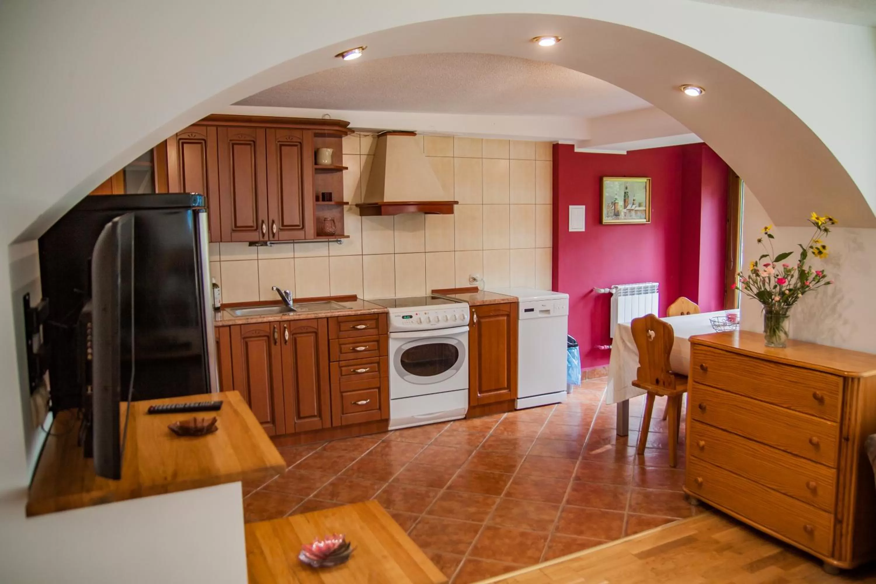 Kitchen or kitchenette, Kitchen/Kitchenette in POKOJE GOŚCINNE WILCZNIK 12