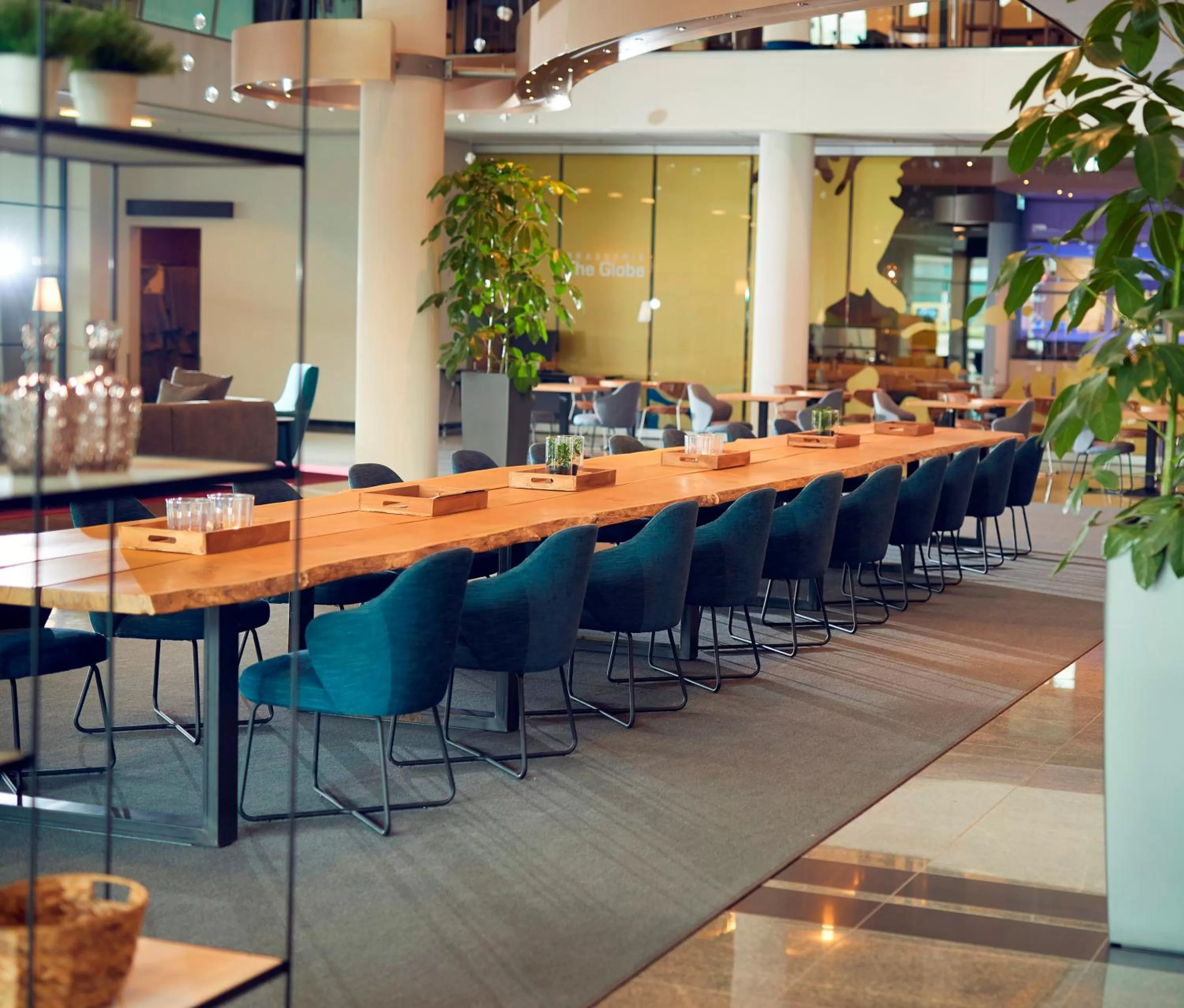 Lobby or reception in WestCord WTC Hotel Leeuwarden