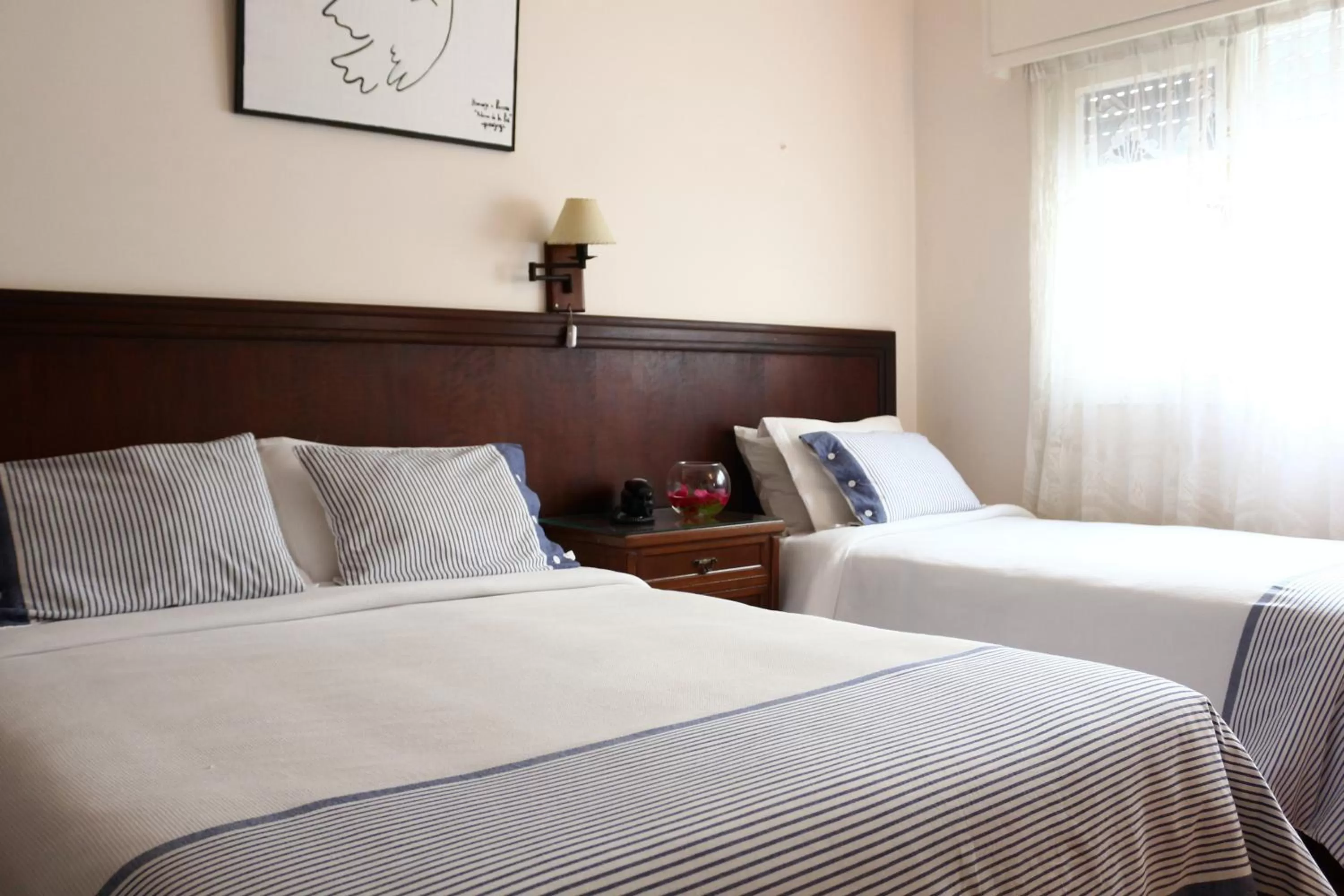 Bedroom, Bed in Hotel San Martin