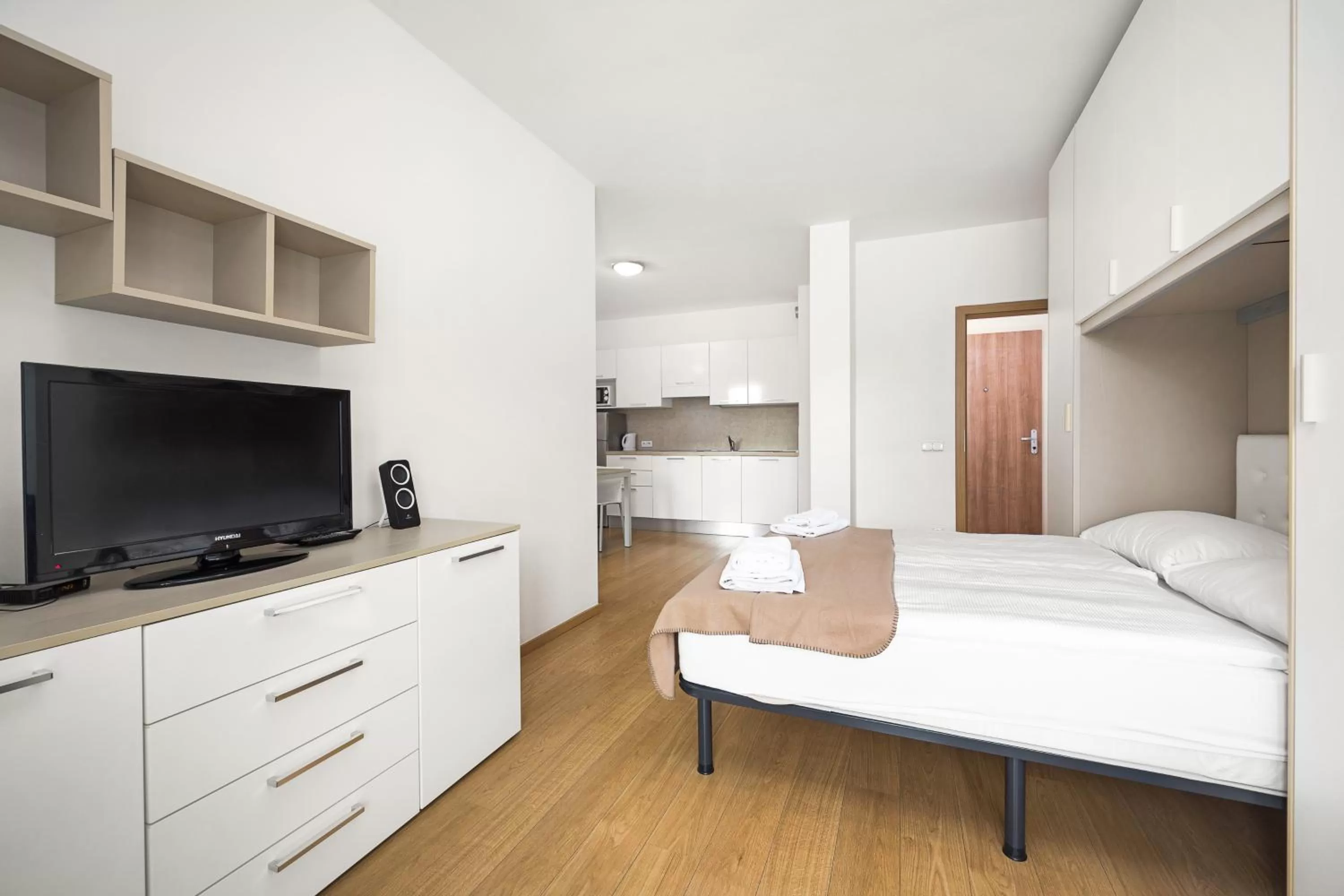 Bed in Prague City Residence