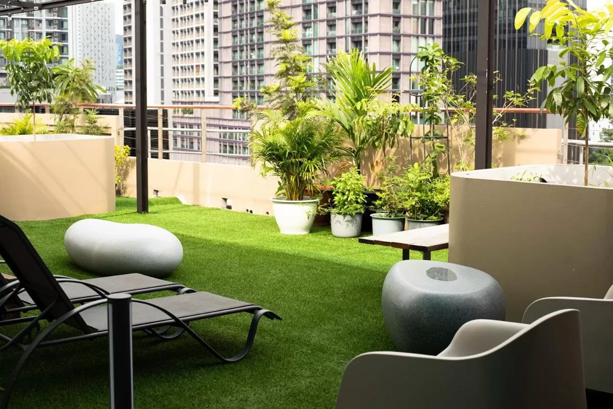 Garden in karaarom hotel