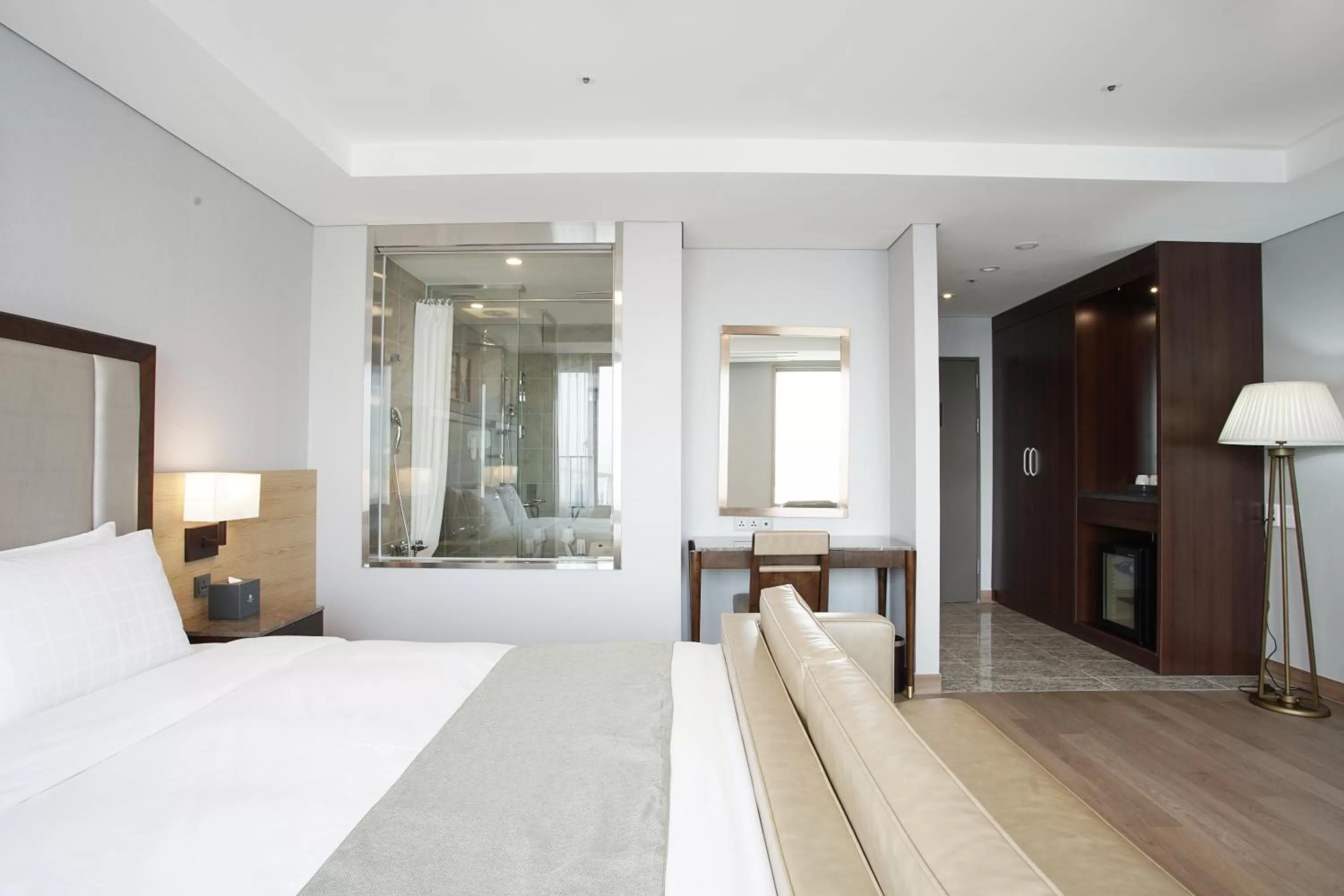 Bed in Stanford Hotel Busan