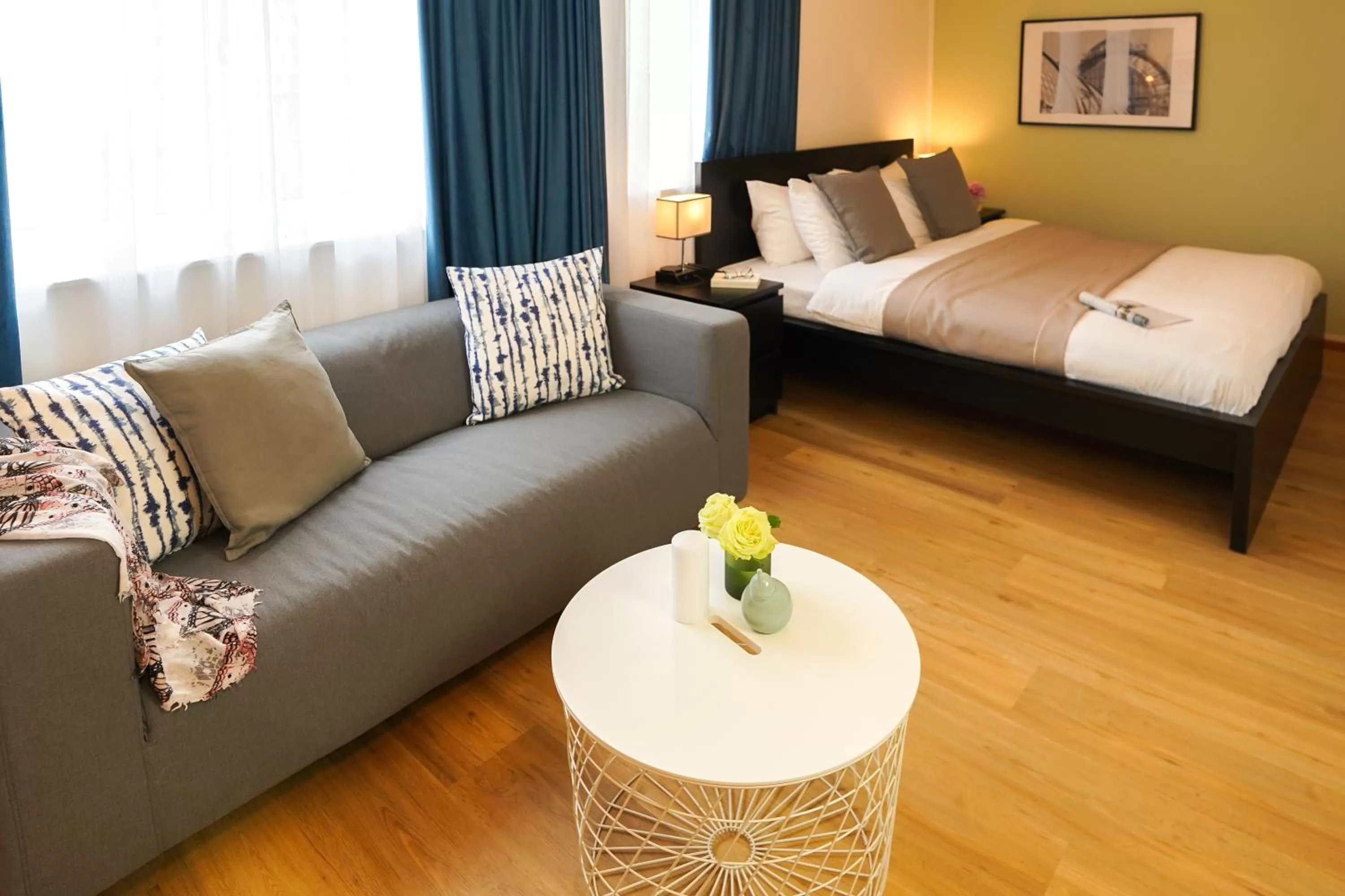 Bed in Citadines South Vienna