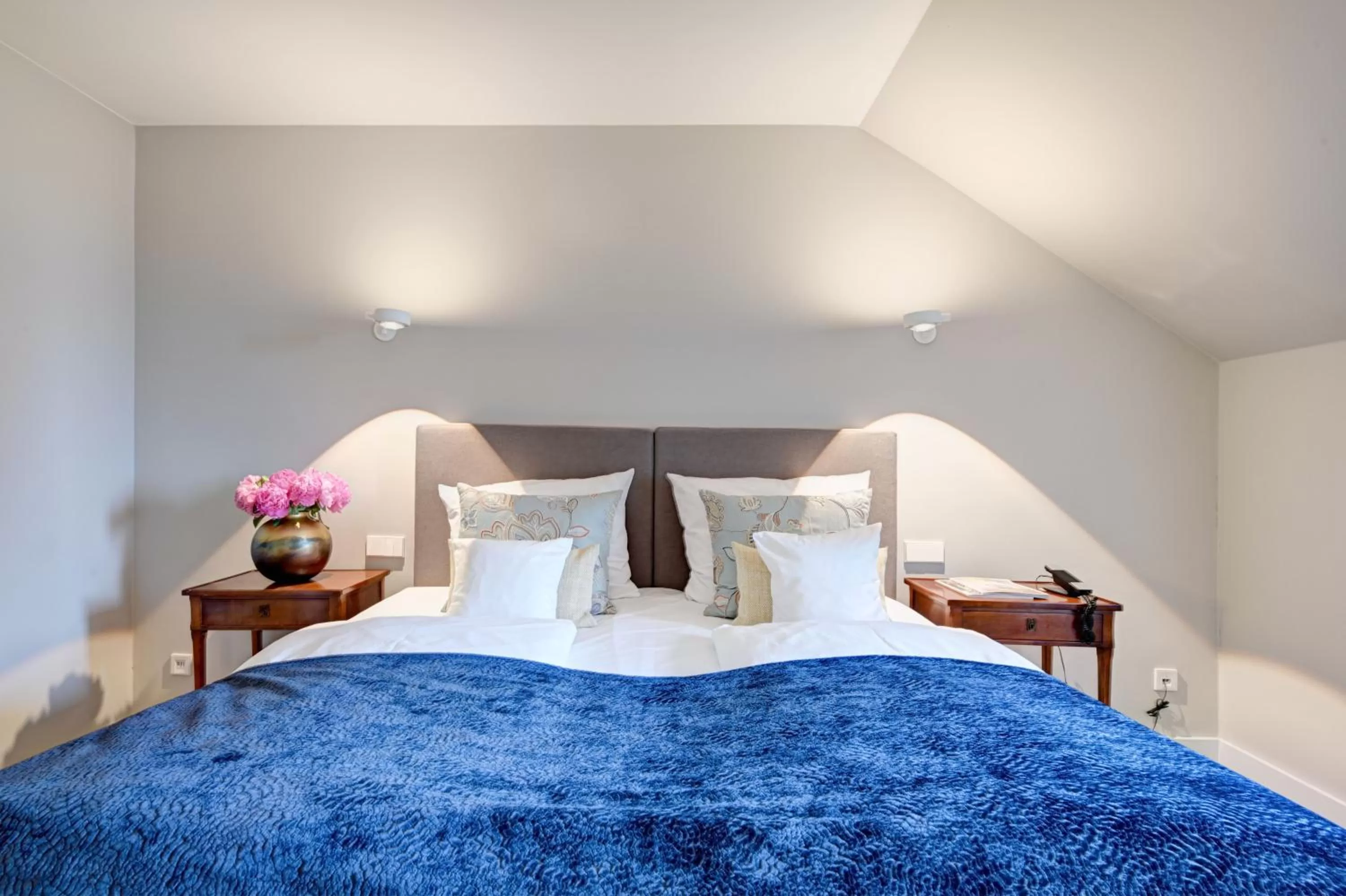 Bed in Hotel Admiral