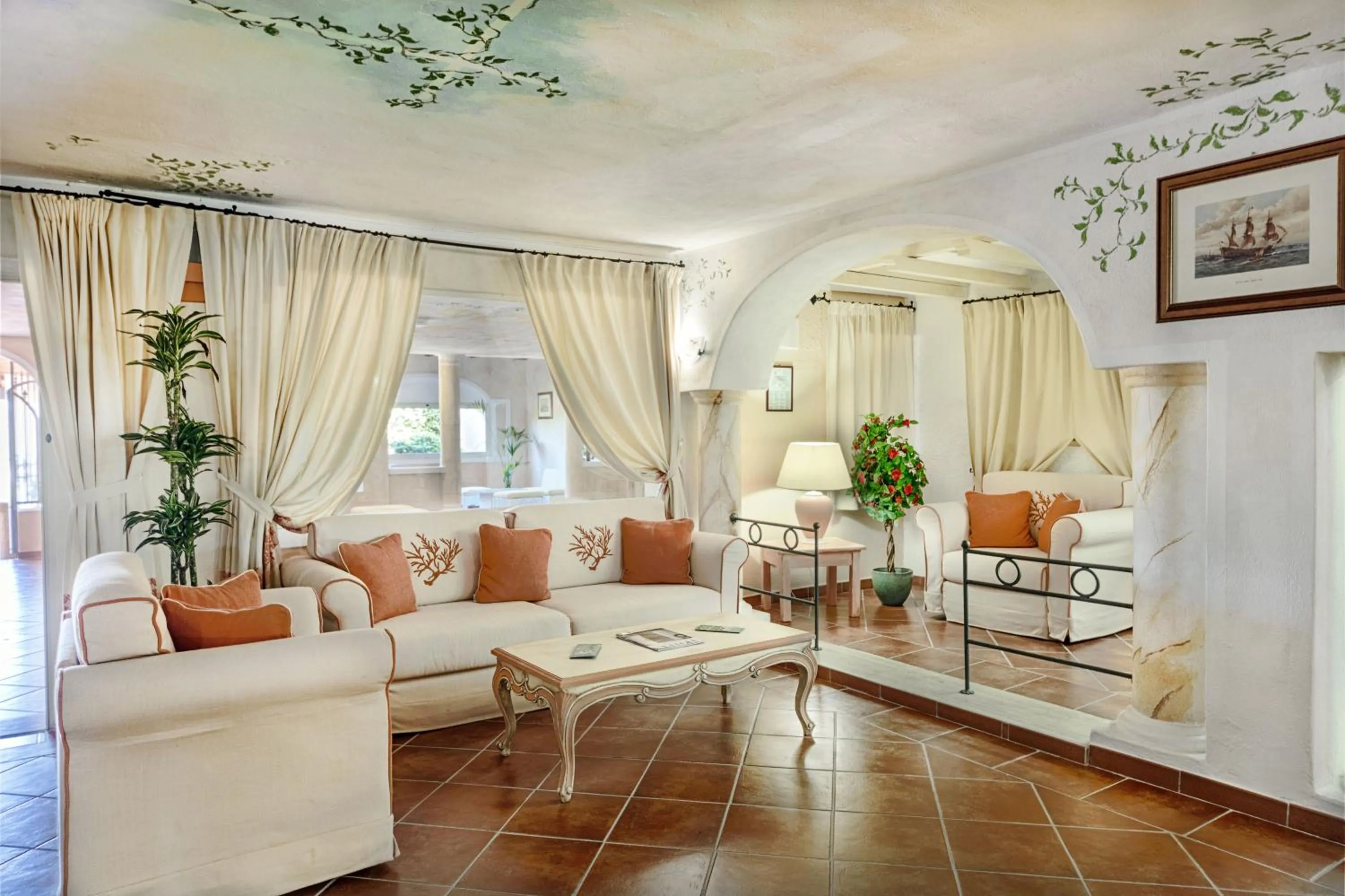 Lobby or reception in Colonna Beach Hotel Marinella