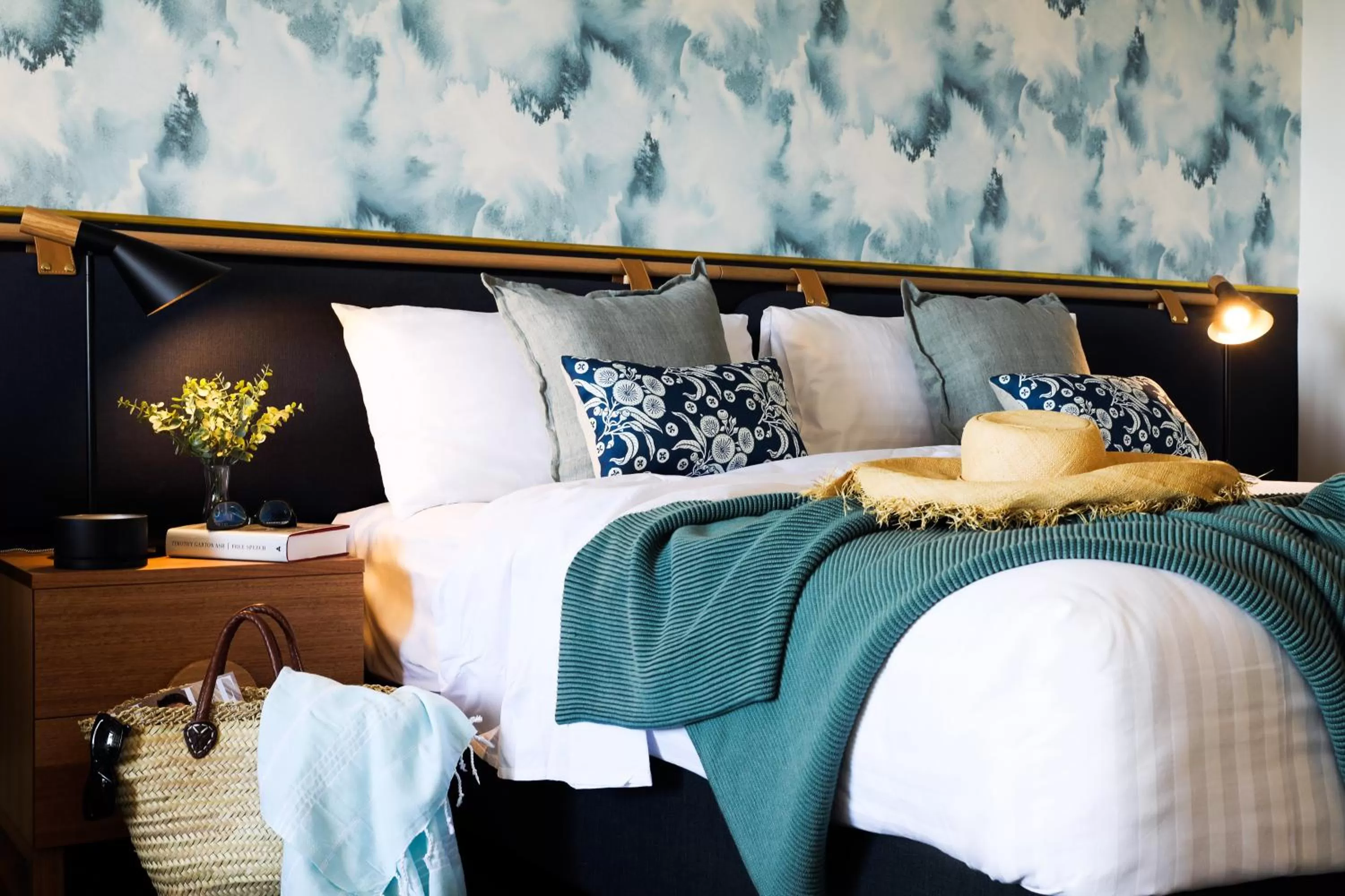 Decorative detail, Bed in Coogee Bay Boutique Hotel