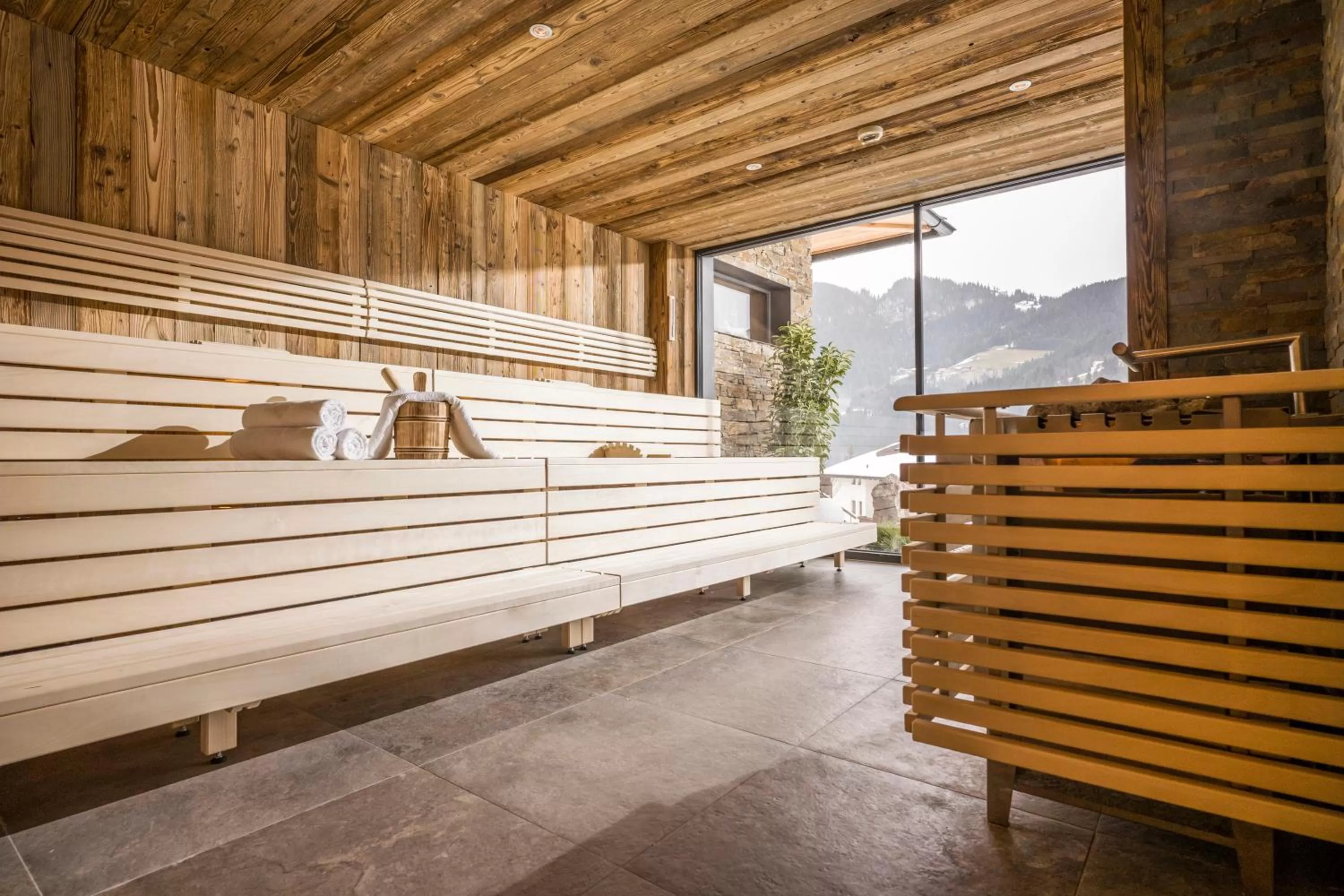 Sauna in Hotel Bergkristall