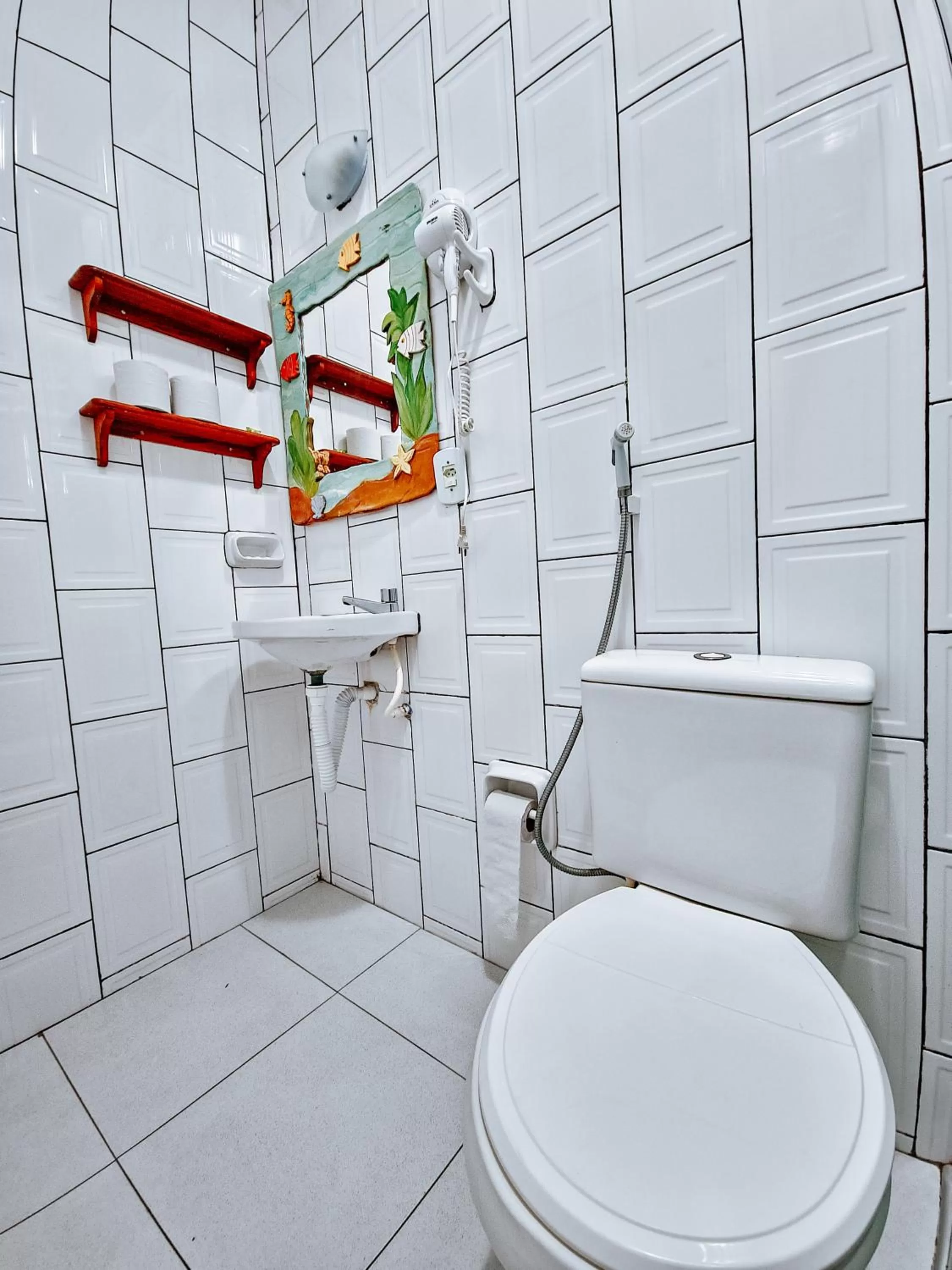 Bathroom in Pousada Água Marinha