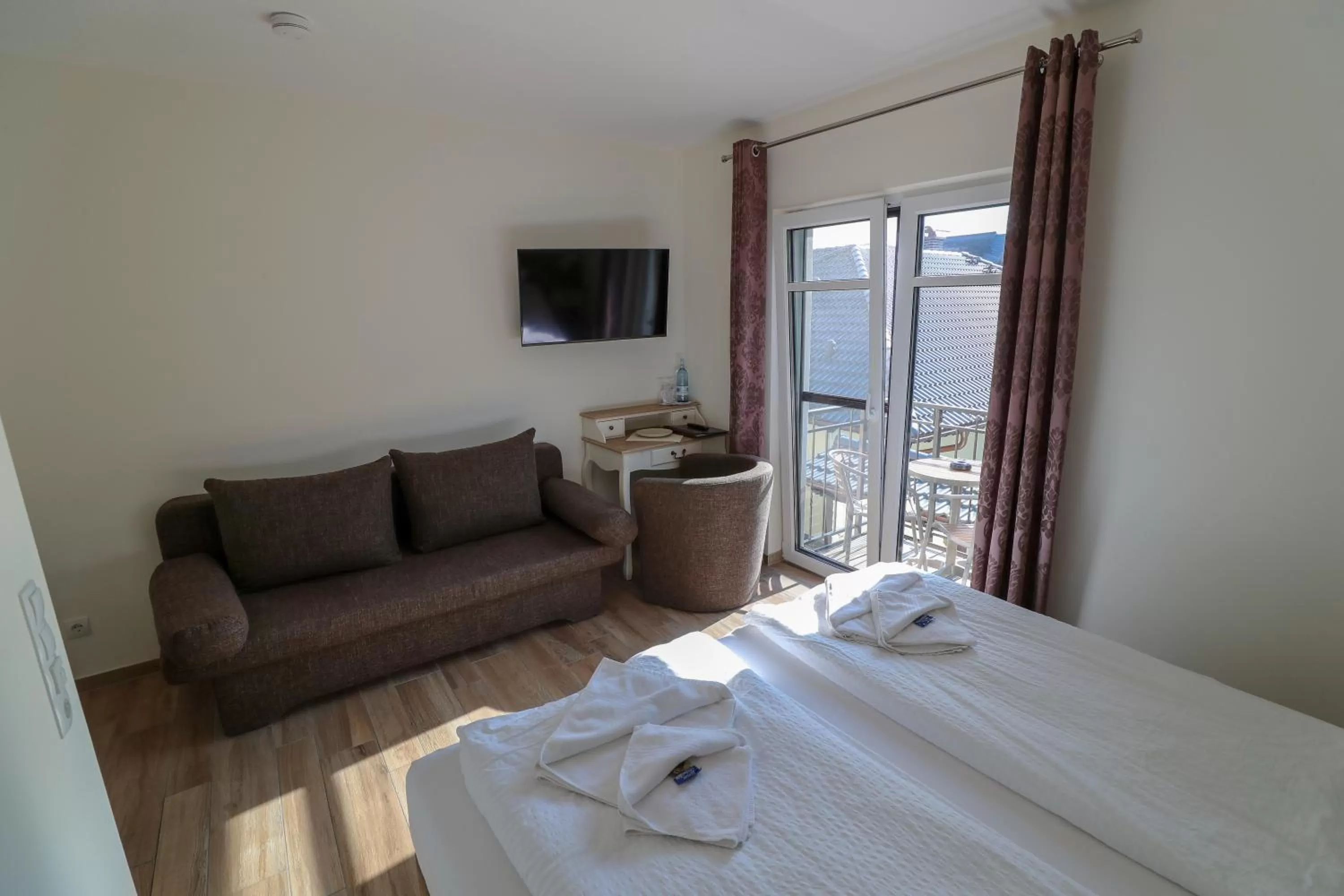 View (from property/room), Bed in Usedom Bike Hotel & Suites