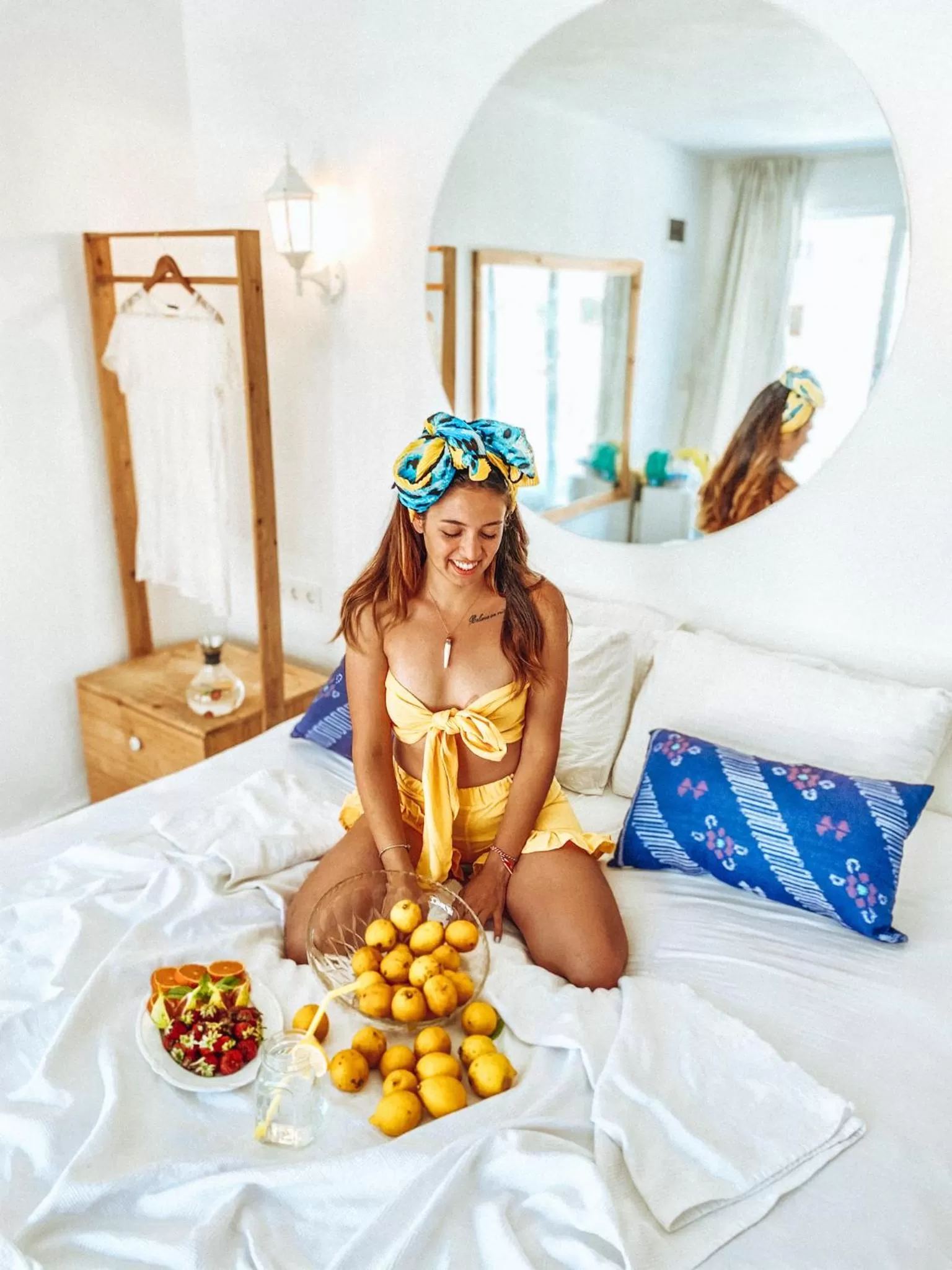 Food and drinks, Bed in Alaçatı Barbarossa Hotel