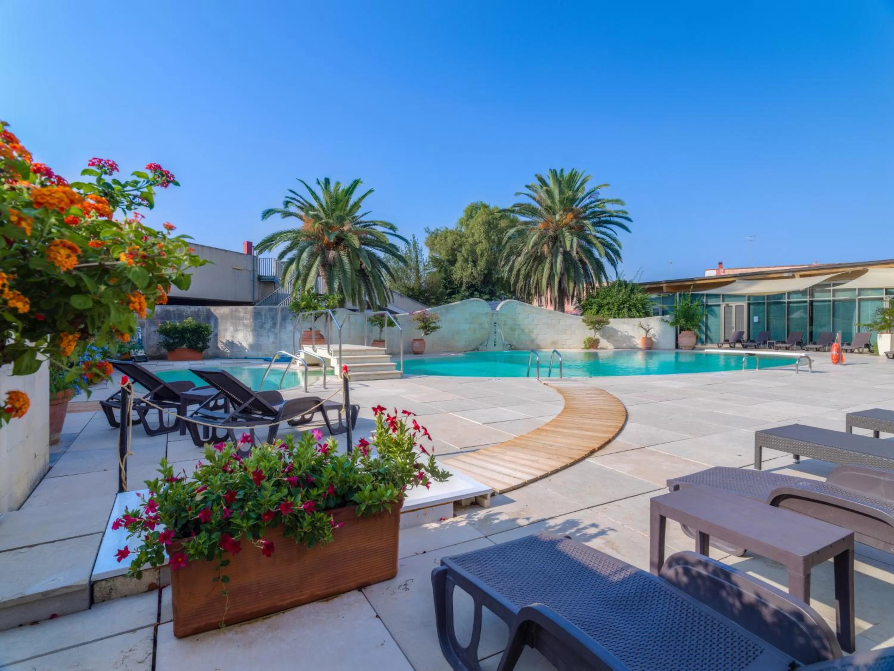 Swimming pool in Grand Hotel Tiziano E Dei Congressi