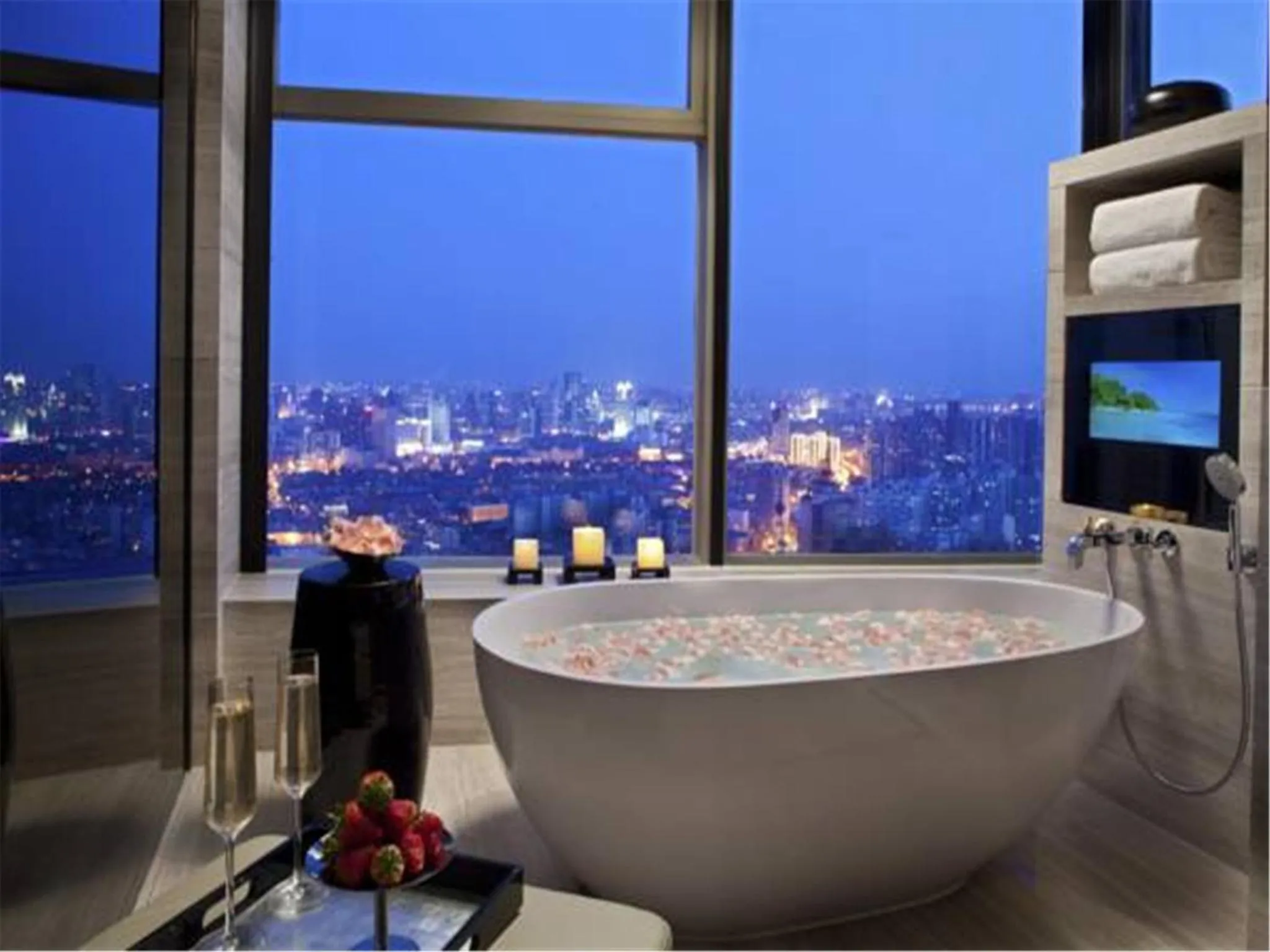 Bathroom in Tangla Hotel Tianjin