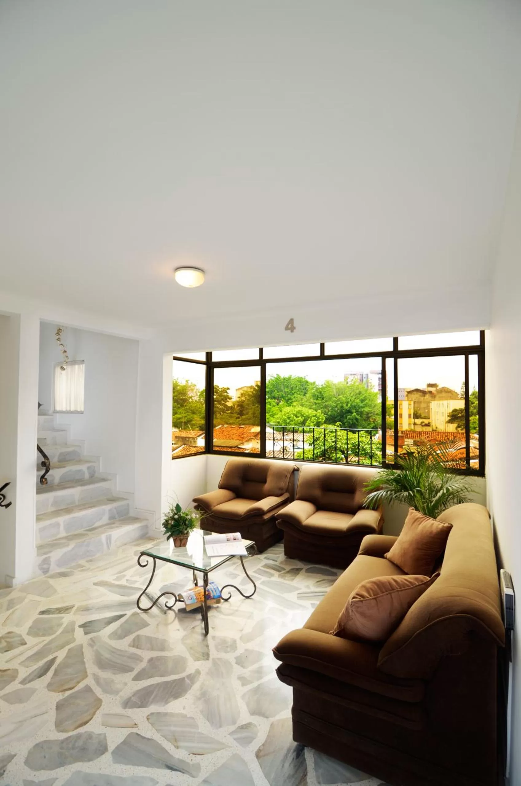 Living room in Hotel Flamingo Cali