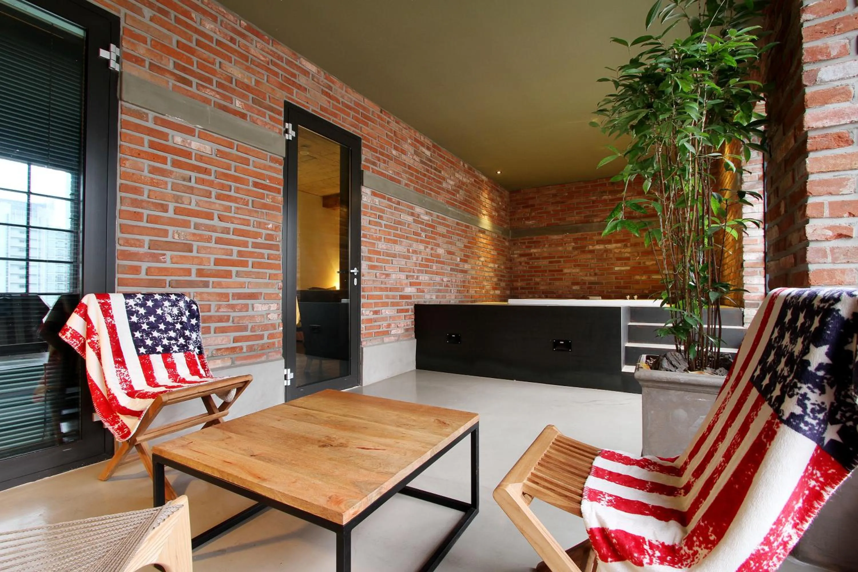 Seating area in Boutique Hotel Loft