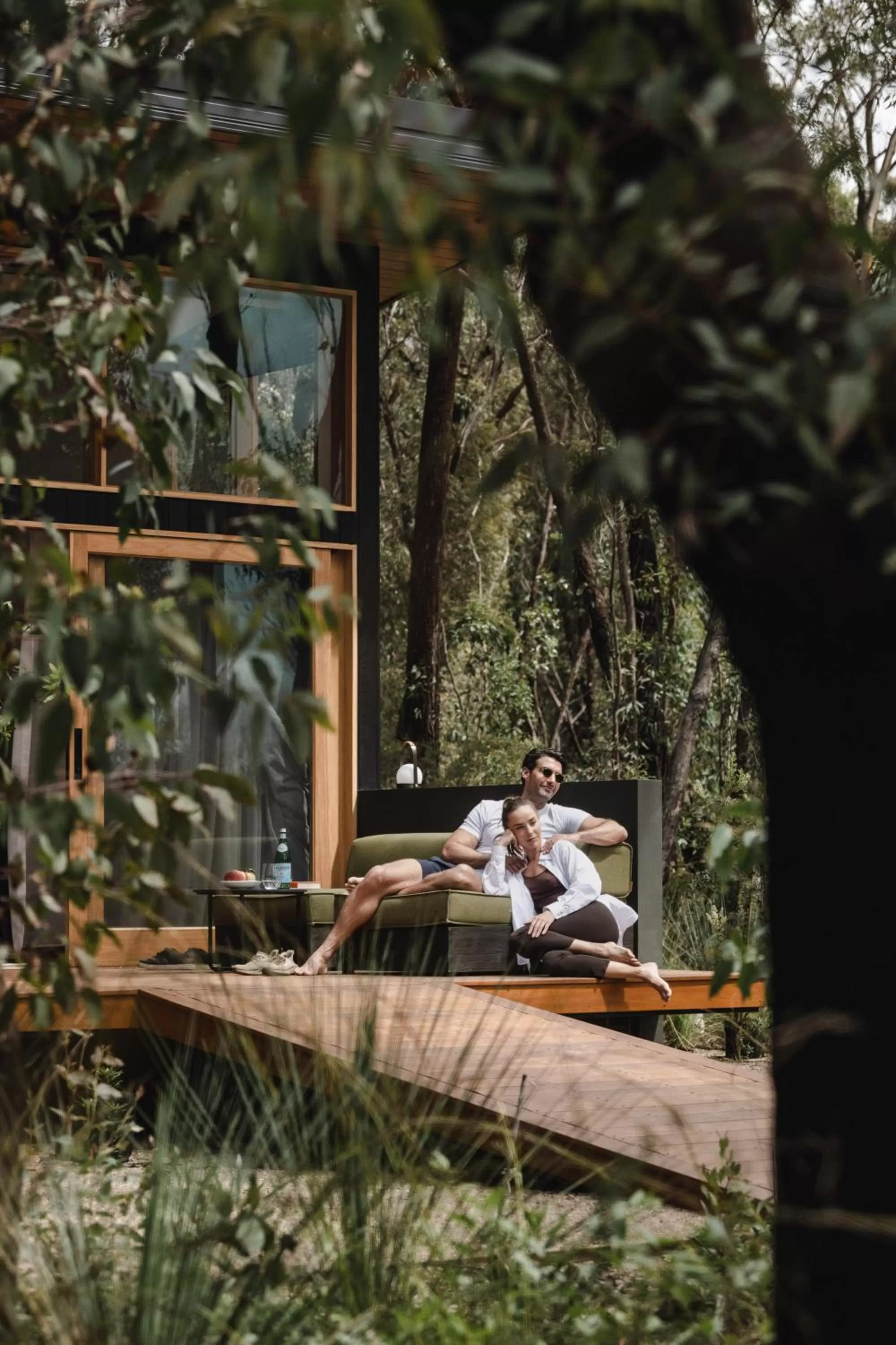 Patio in Chalets at Blackheath
