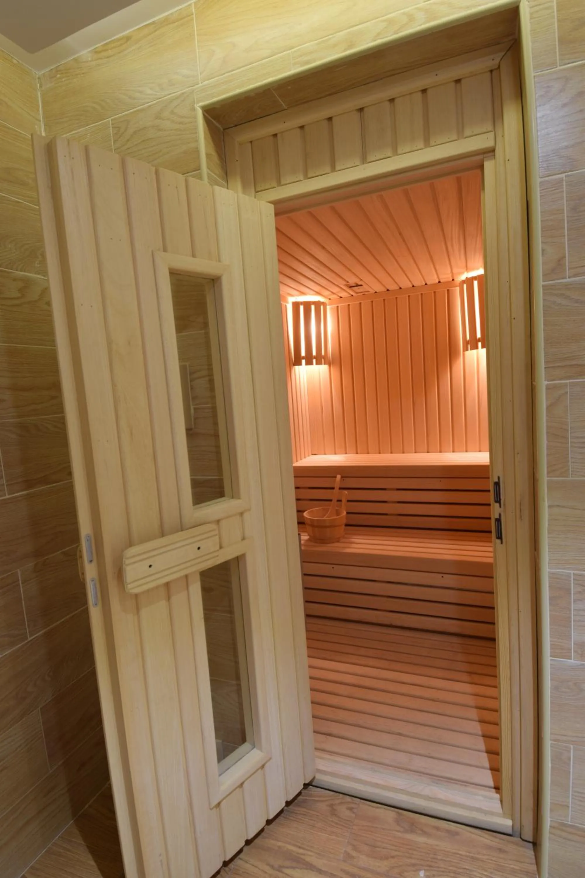 Sauna in Novotel Suites Riyadh Centre