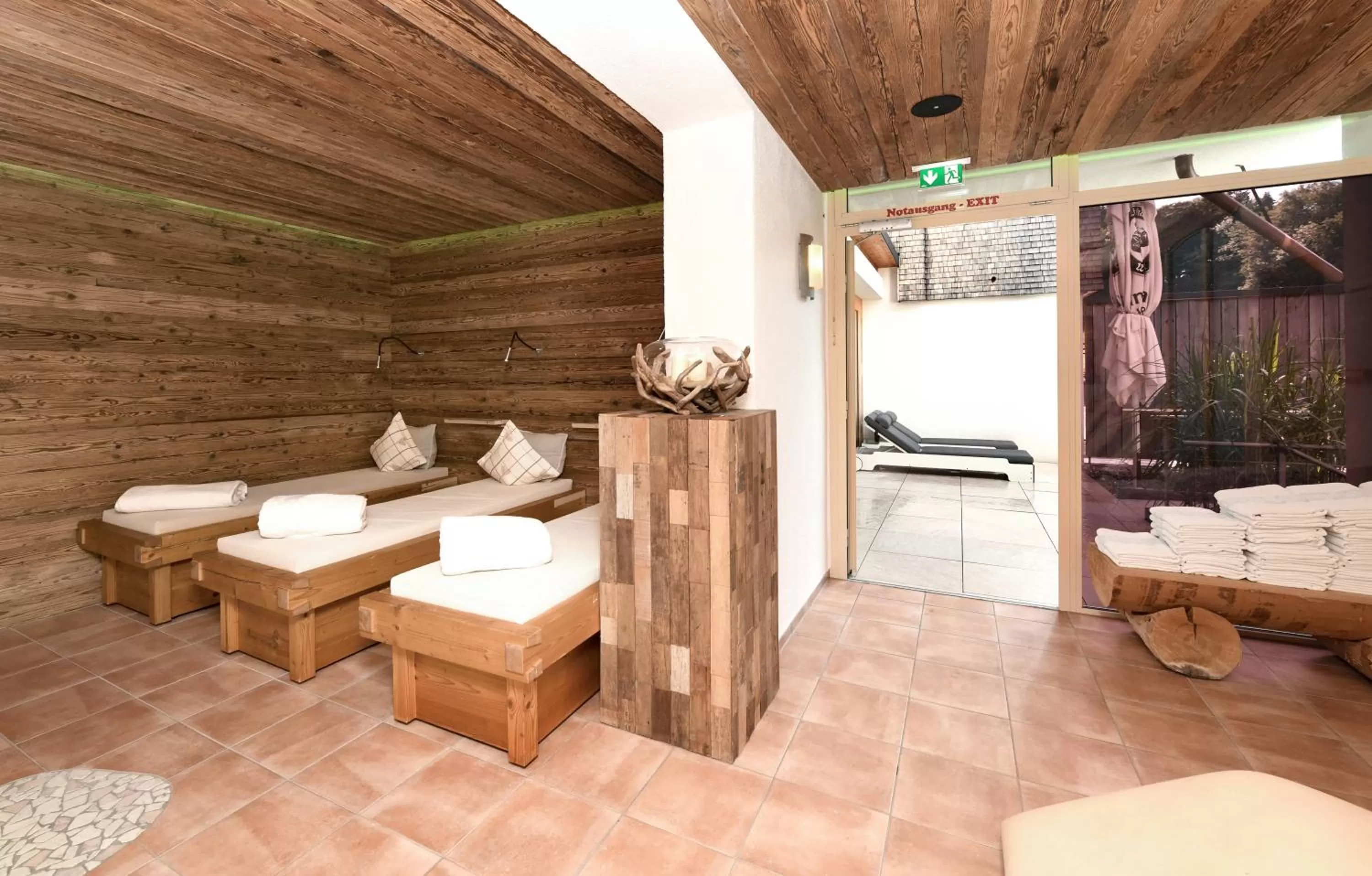 Sauna in Hotel St Hubertus