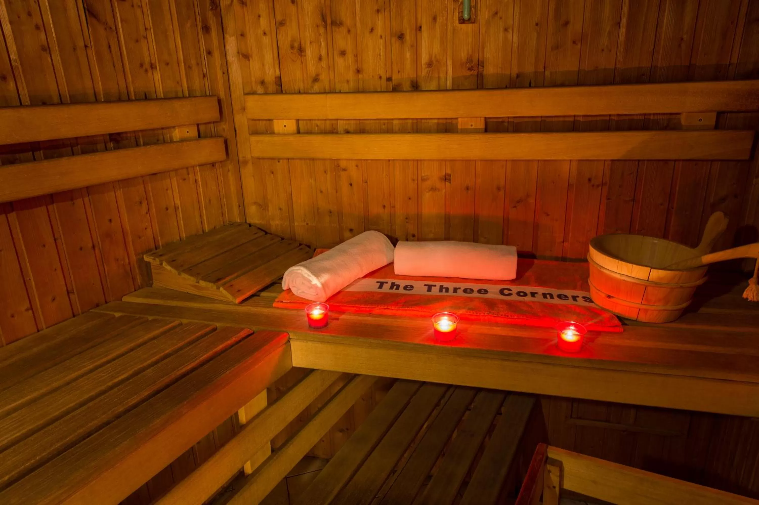 Sauna in Three Corners Hotel Art