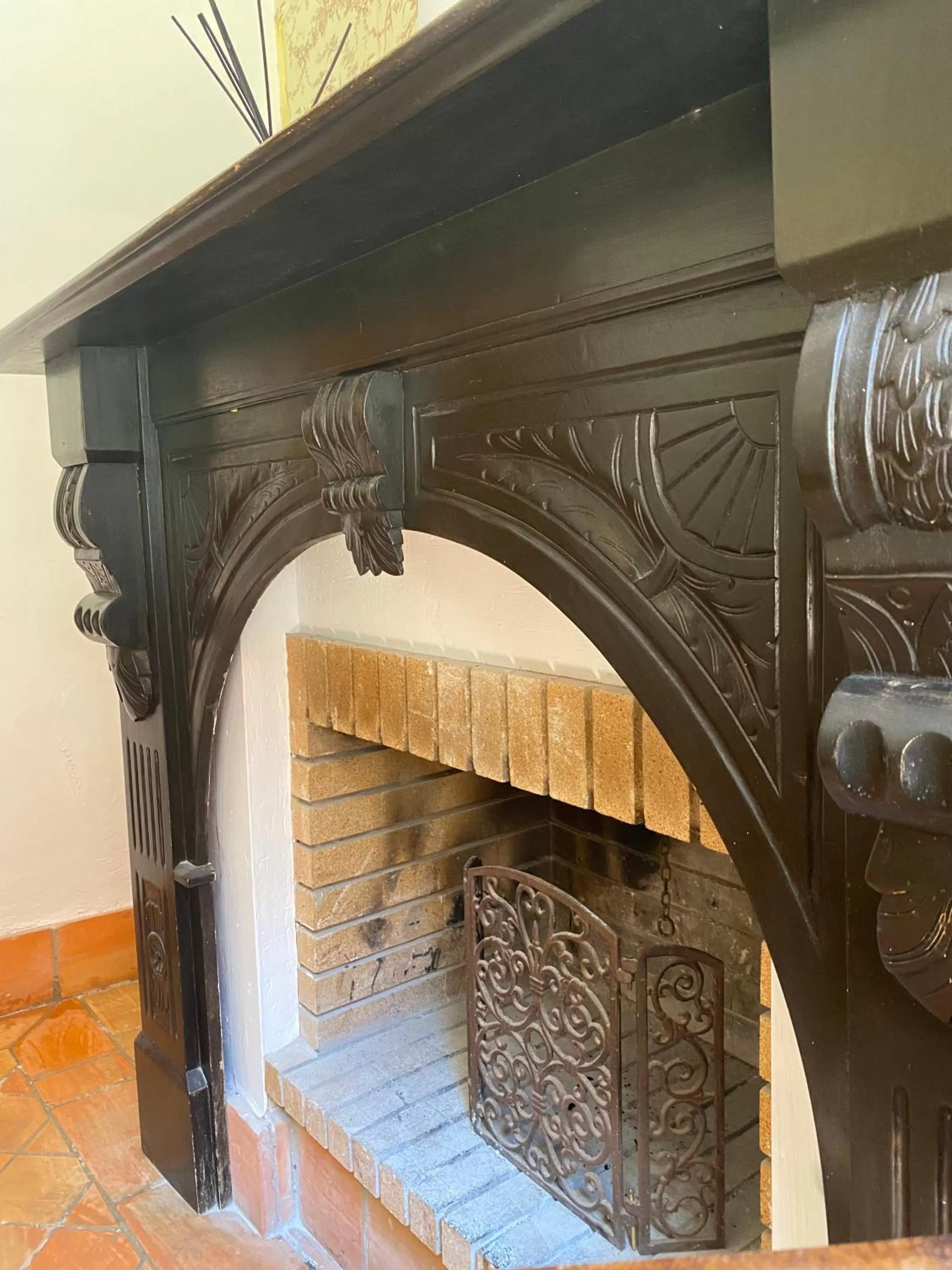 fireplace in El Rincón de las Descalzas