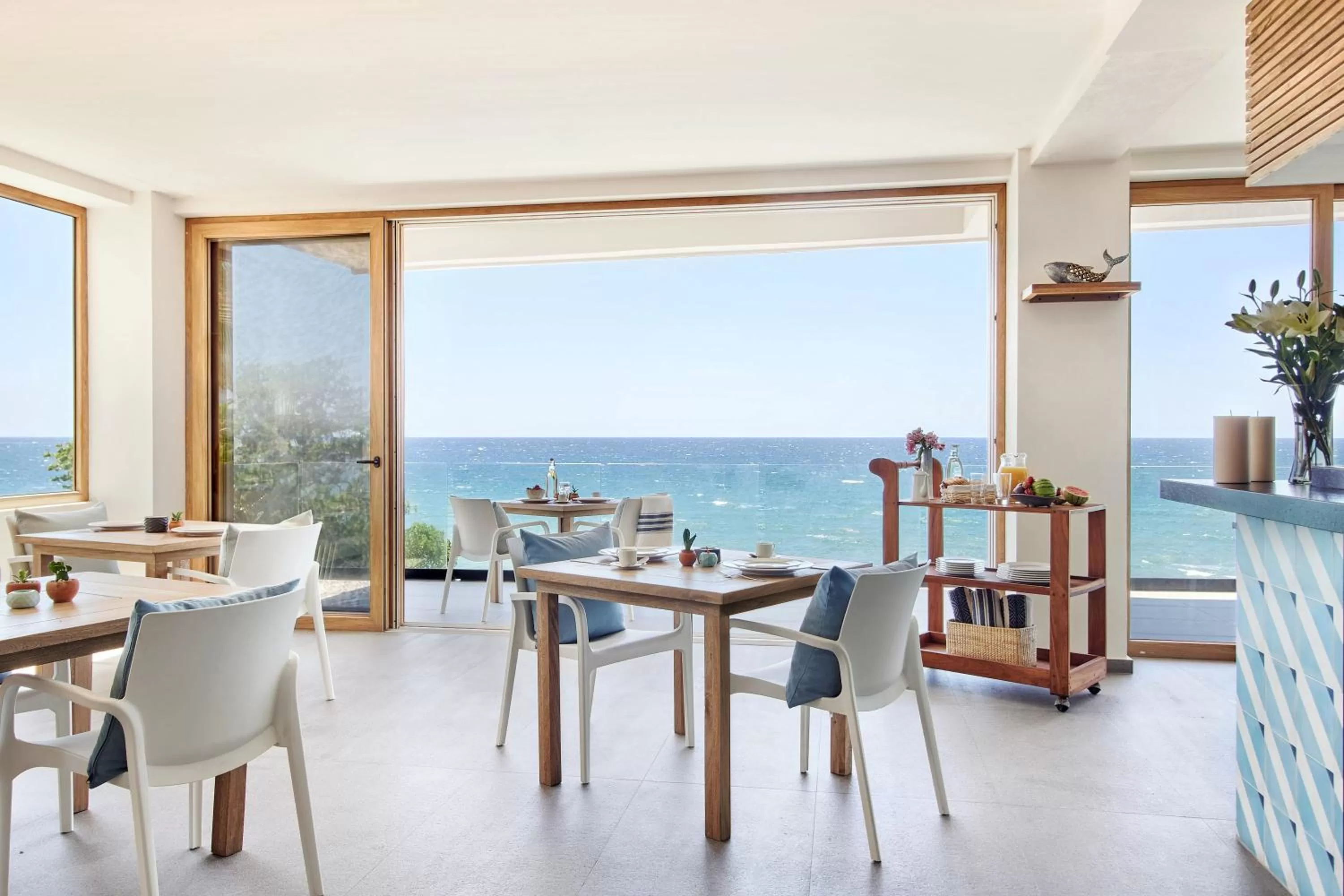 Dining area in Hotel Basalto