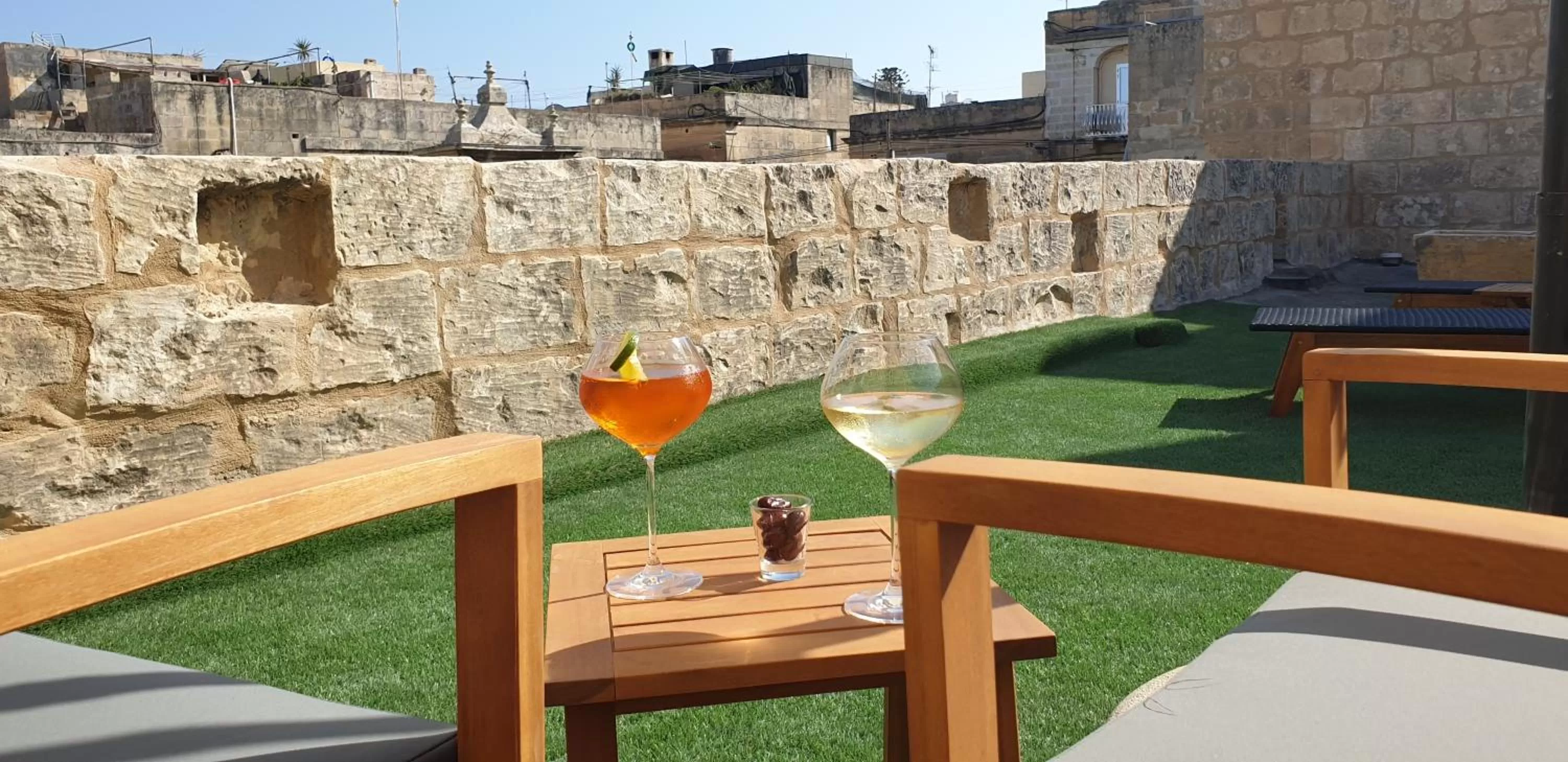 Patio in Palazzo Pisani Malta Boutique and SPA
