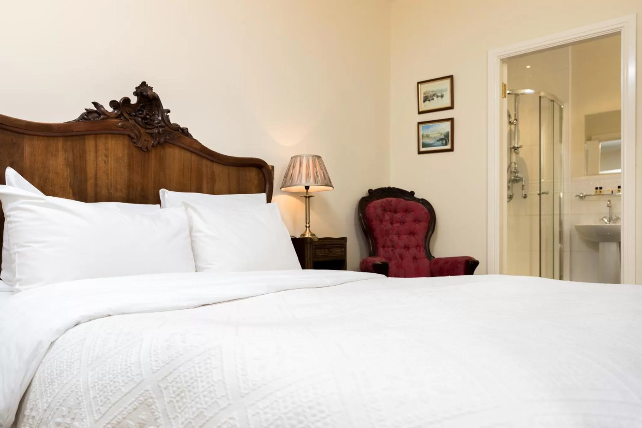 Bed in Beamish Hall Hotel, BW Premier Collection