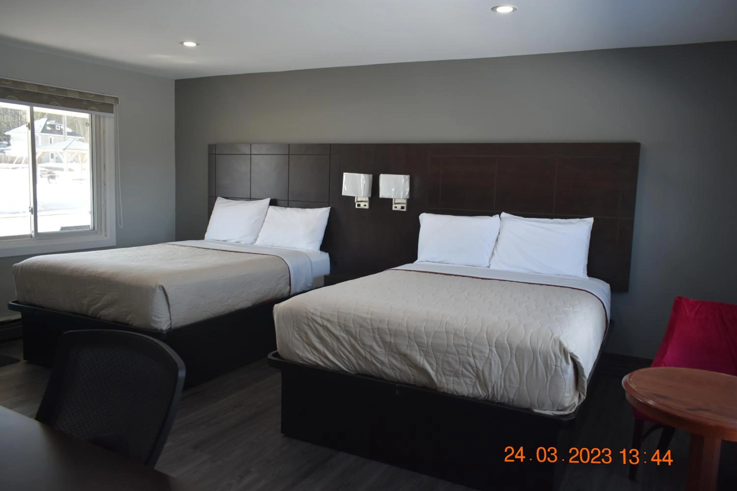 Bed in Time Travellers Motel